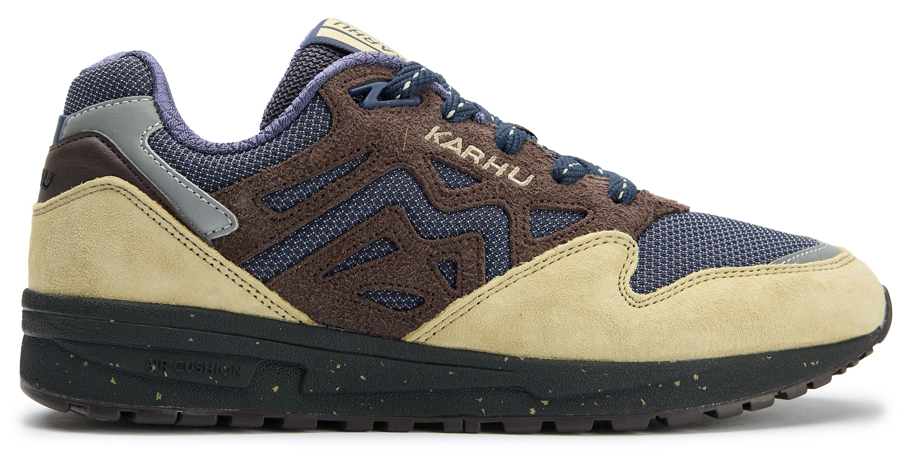 Mens Karhu Legacy 96 Sneakers In Pale Olive Green/Chocolate Torte