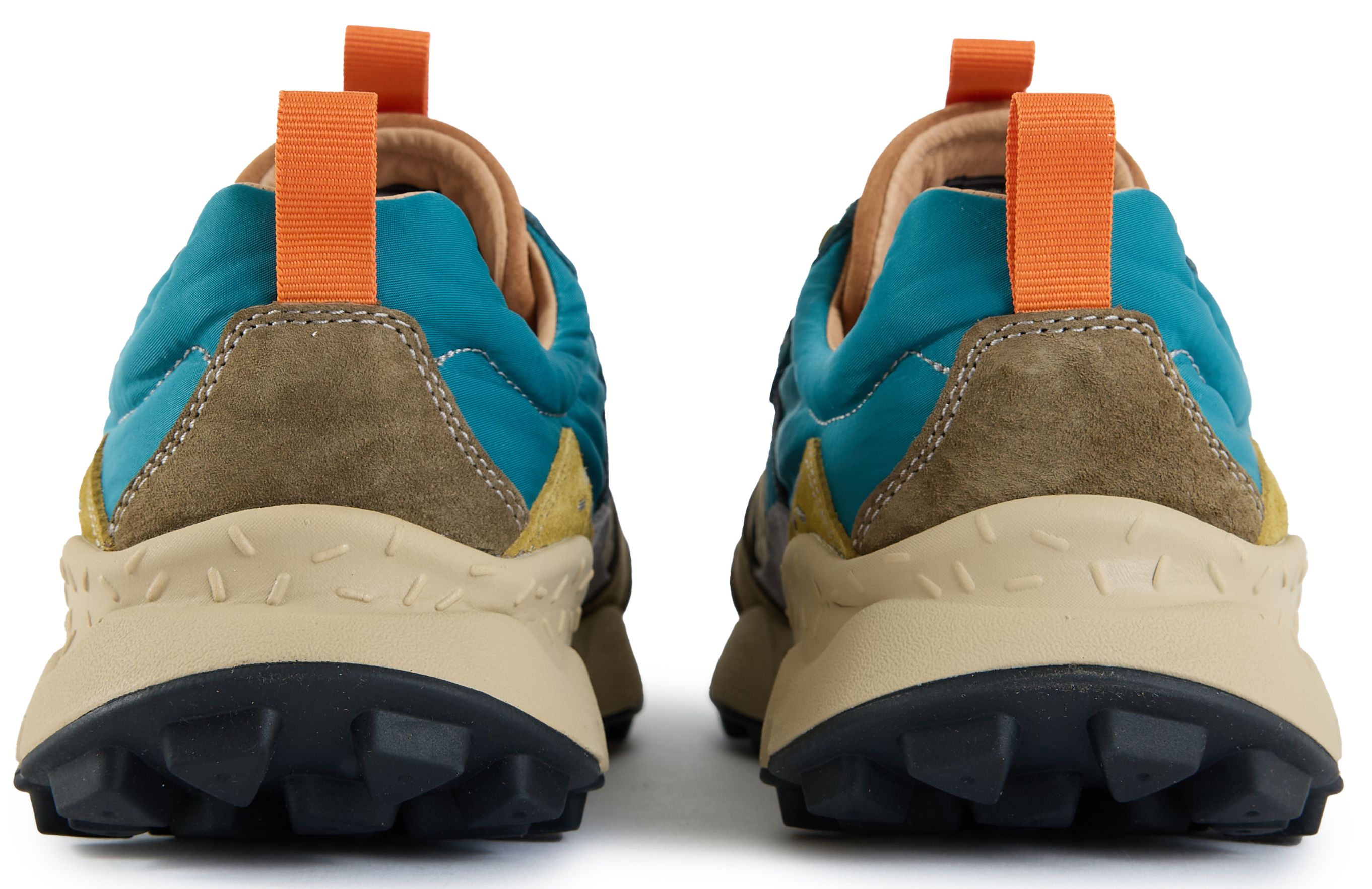 Mens Flower Mountain Lenzan Sneakers In Anthracite/Military