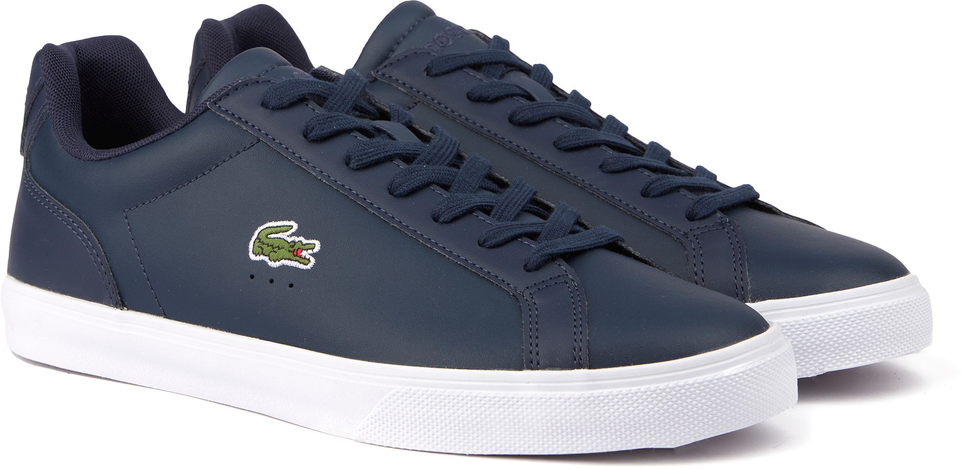 Mens Lacoste Lerond Pro Trainers In Navy Soletrader