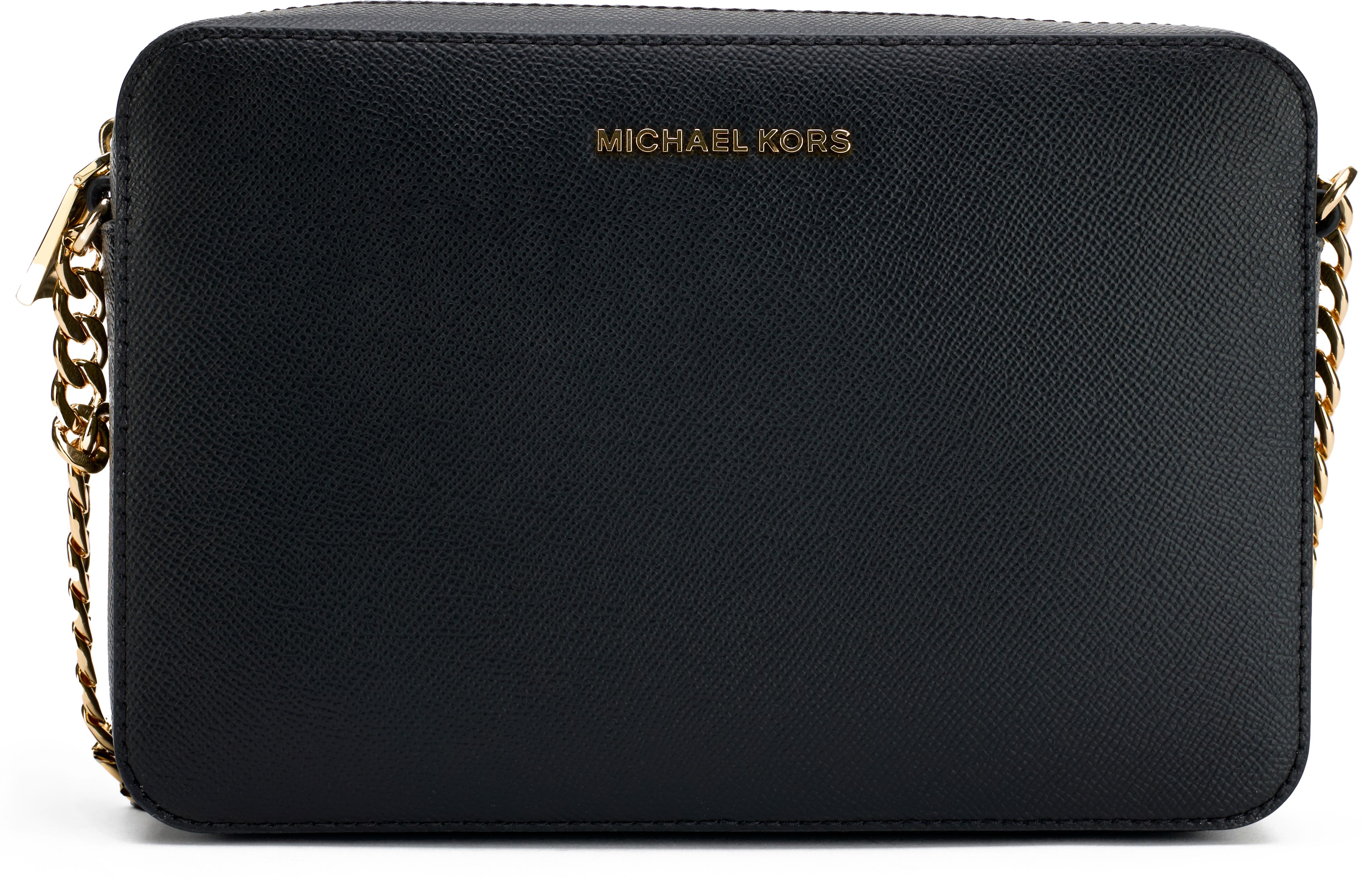 Womens Michael Kors Jet Set Cross Body Bag In Black Soletrader