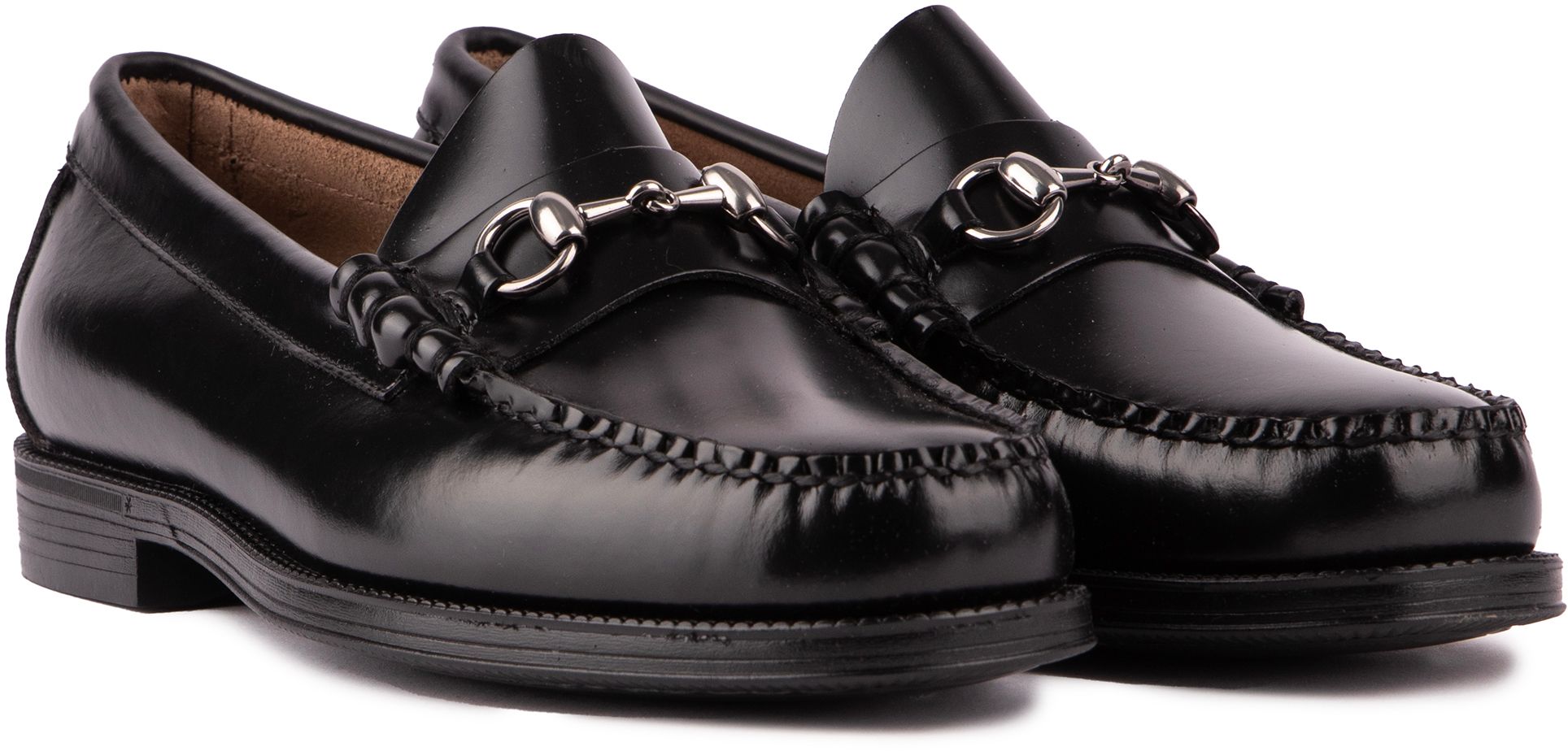 Mens G.H.Bass Lincoln Shoes In Black | Soletrader