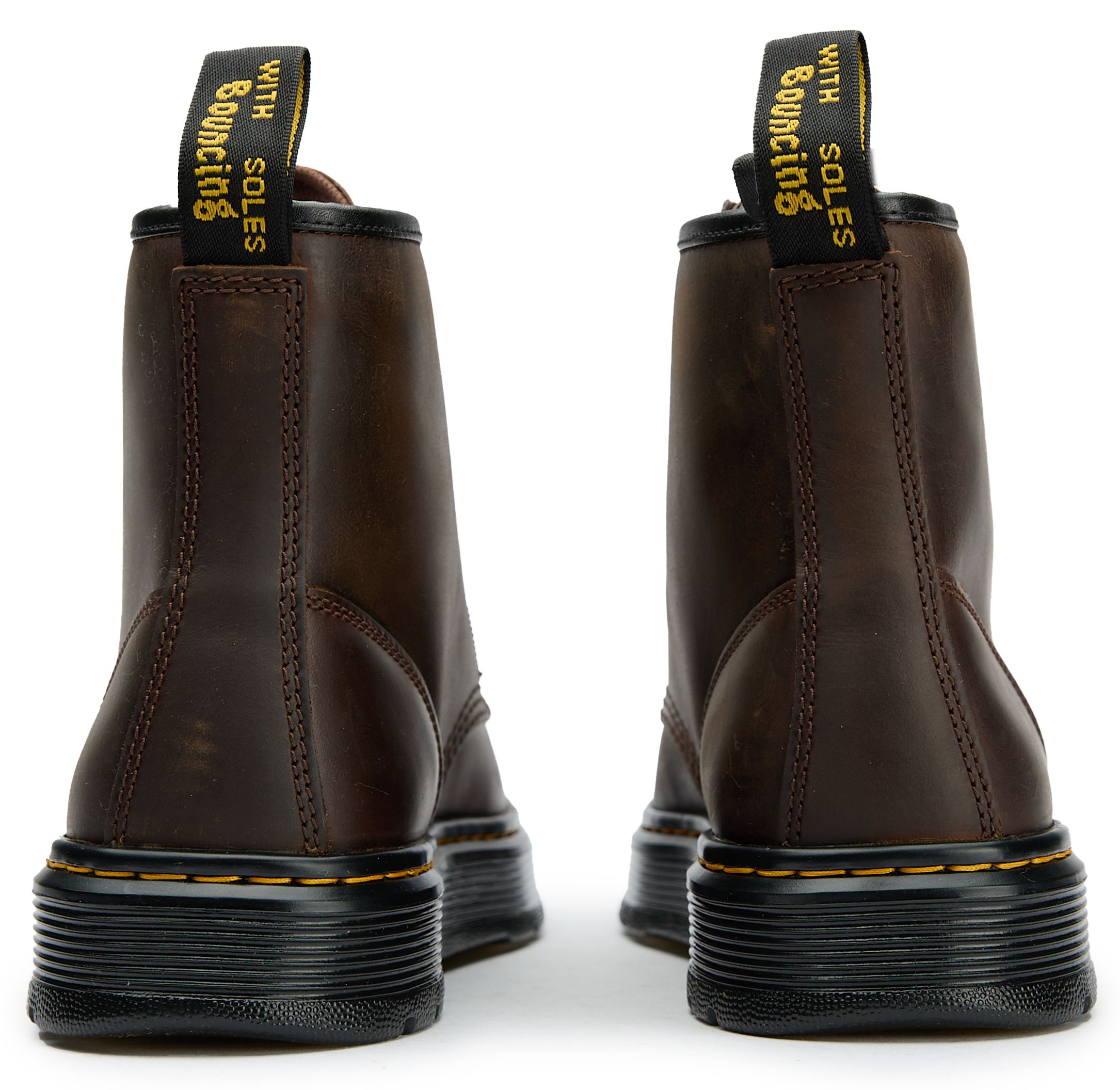 Mens Dr Martens Brookline Soft Chukka Boots In Brown  display picture 2