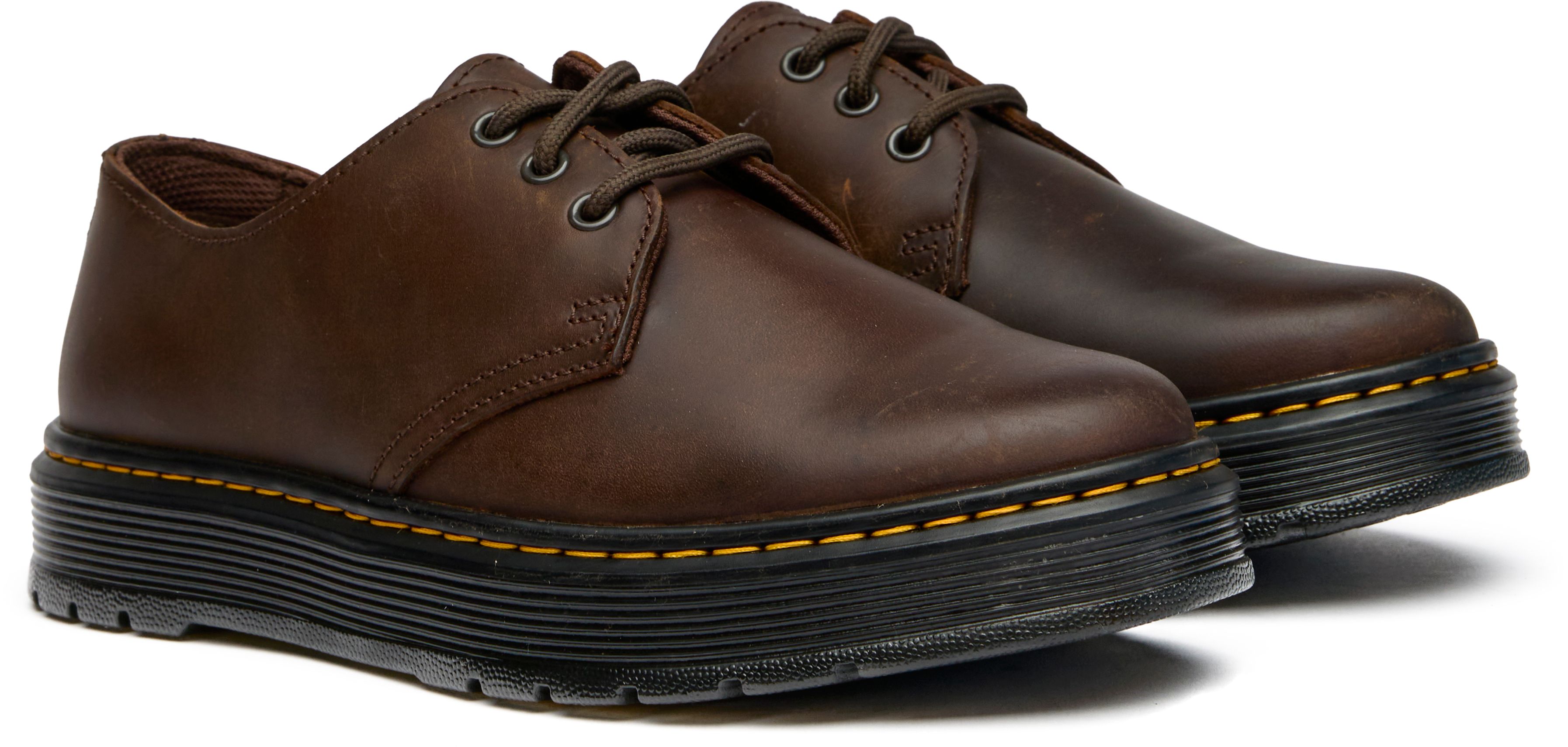 Mens Dr Martens Brookline Lo Shoes In Brown | Soletrader