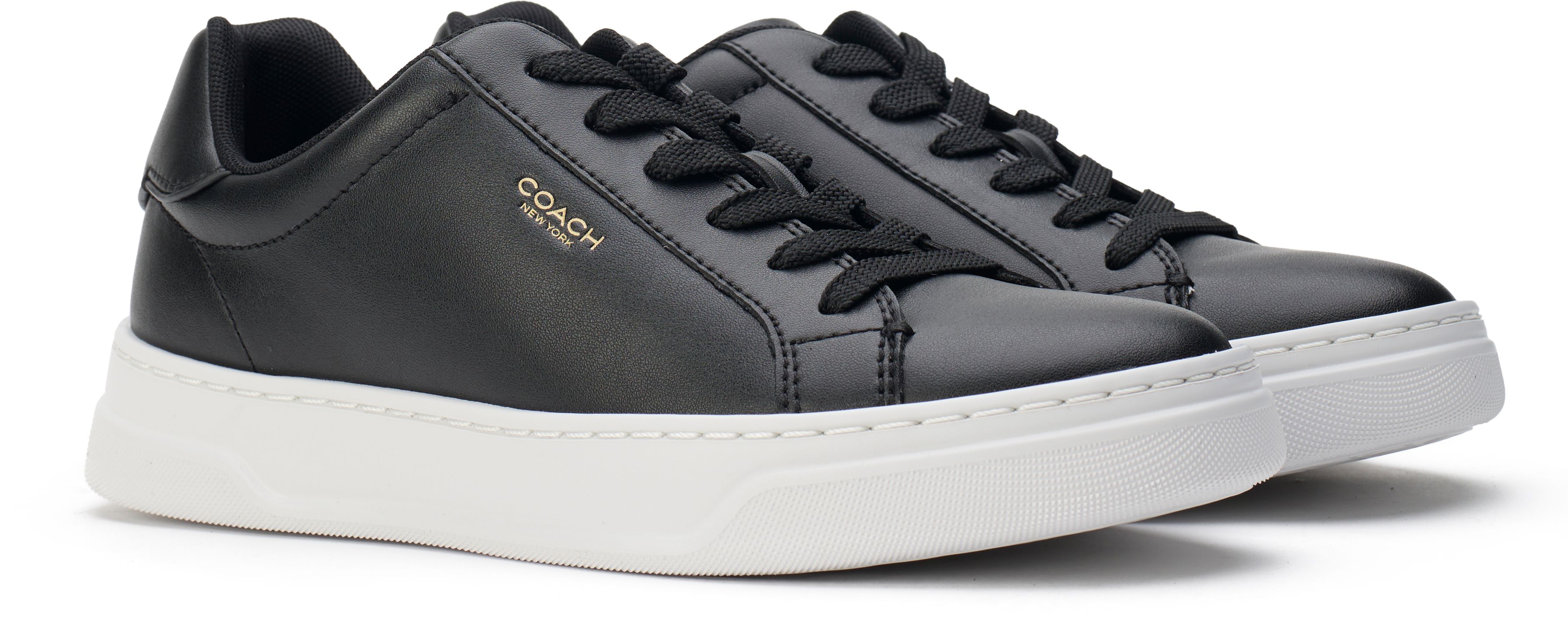 Black coach shoes sneakers online