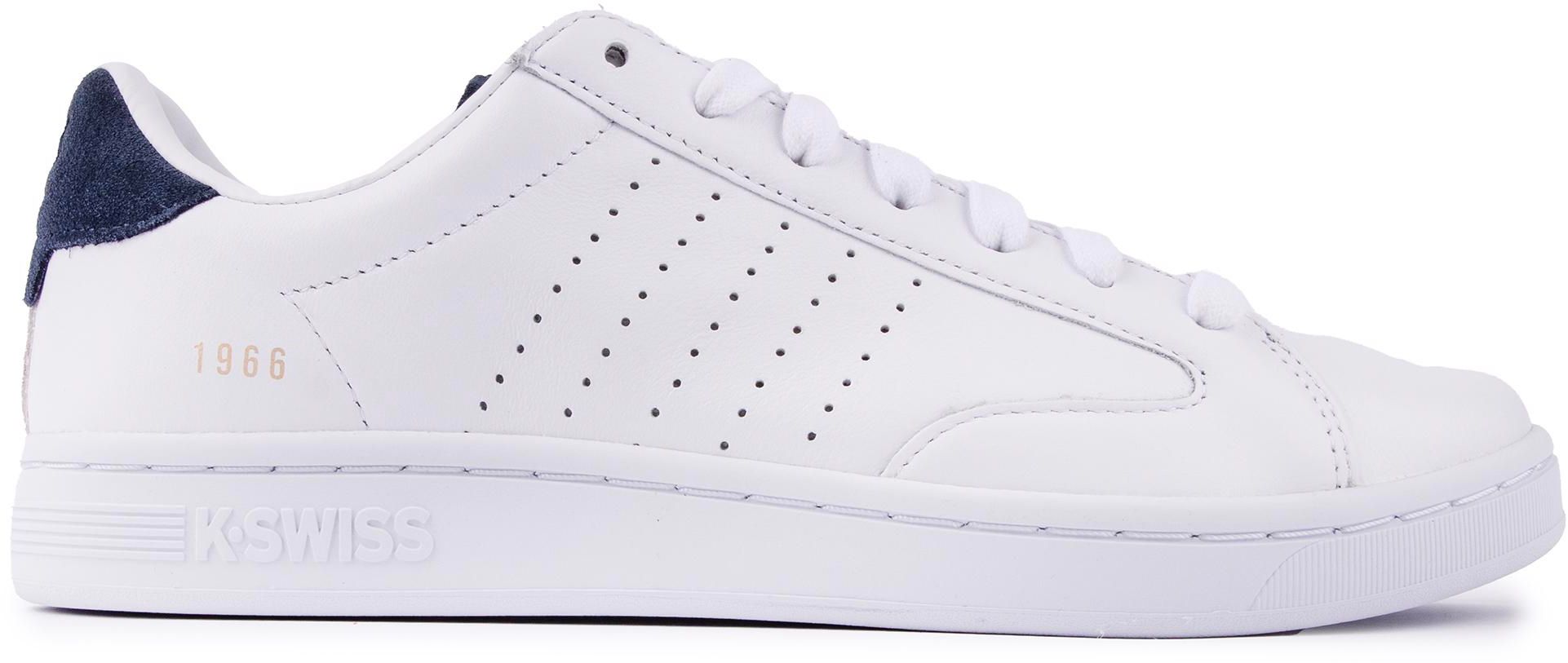 Mens K Swiss Lozan Klub Sneakers In White White Peacoat Soletrader