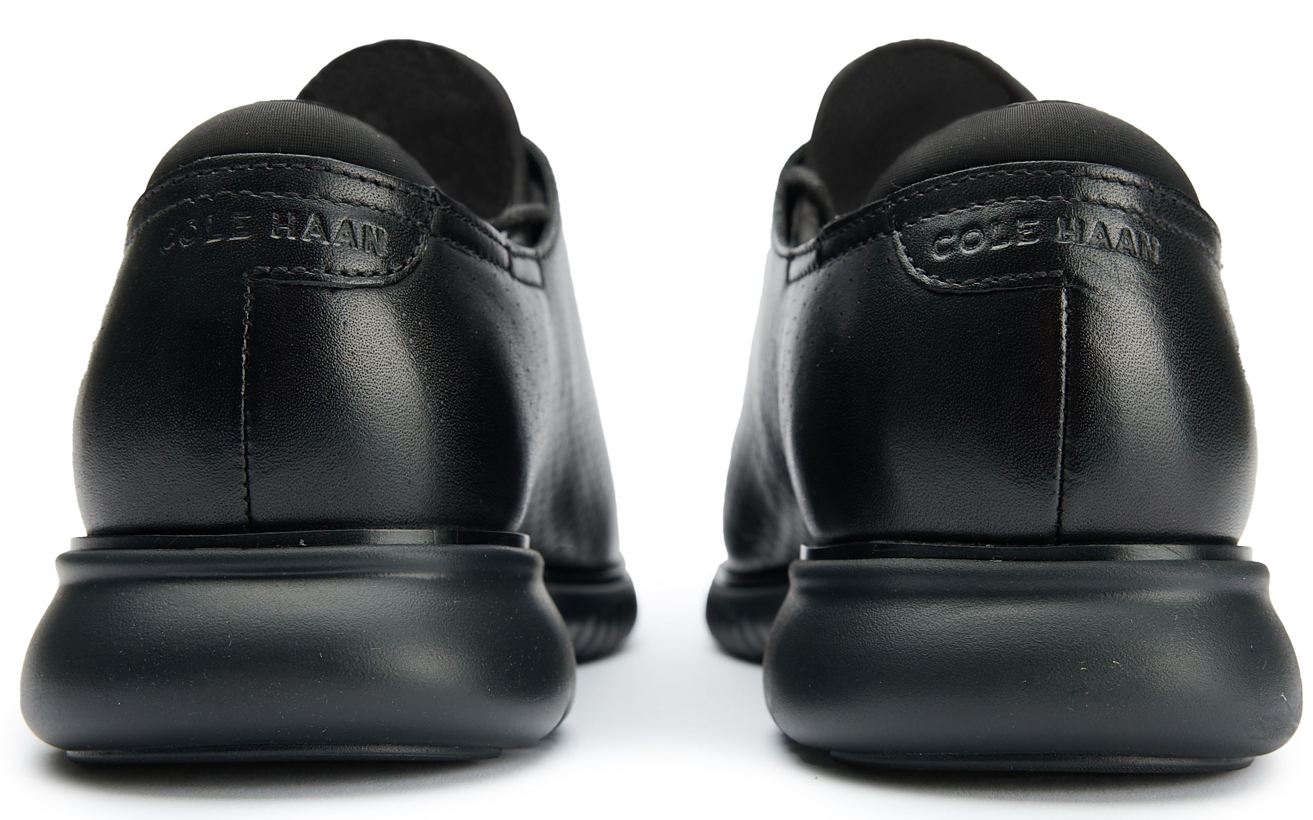 Mens Cole Haan Zerogrand Laser Wingtip Shoes In Black | Soletrader