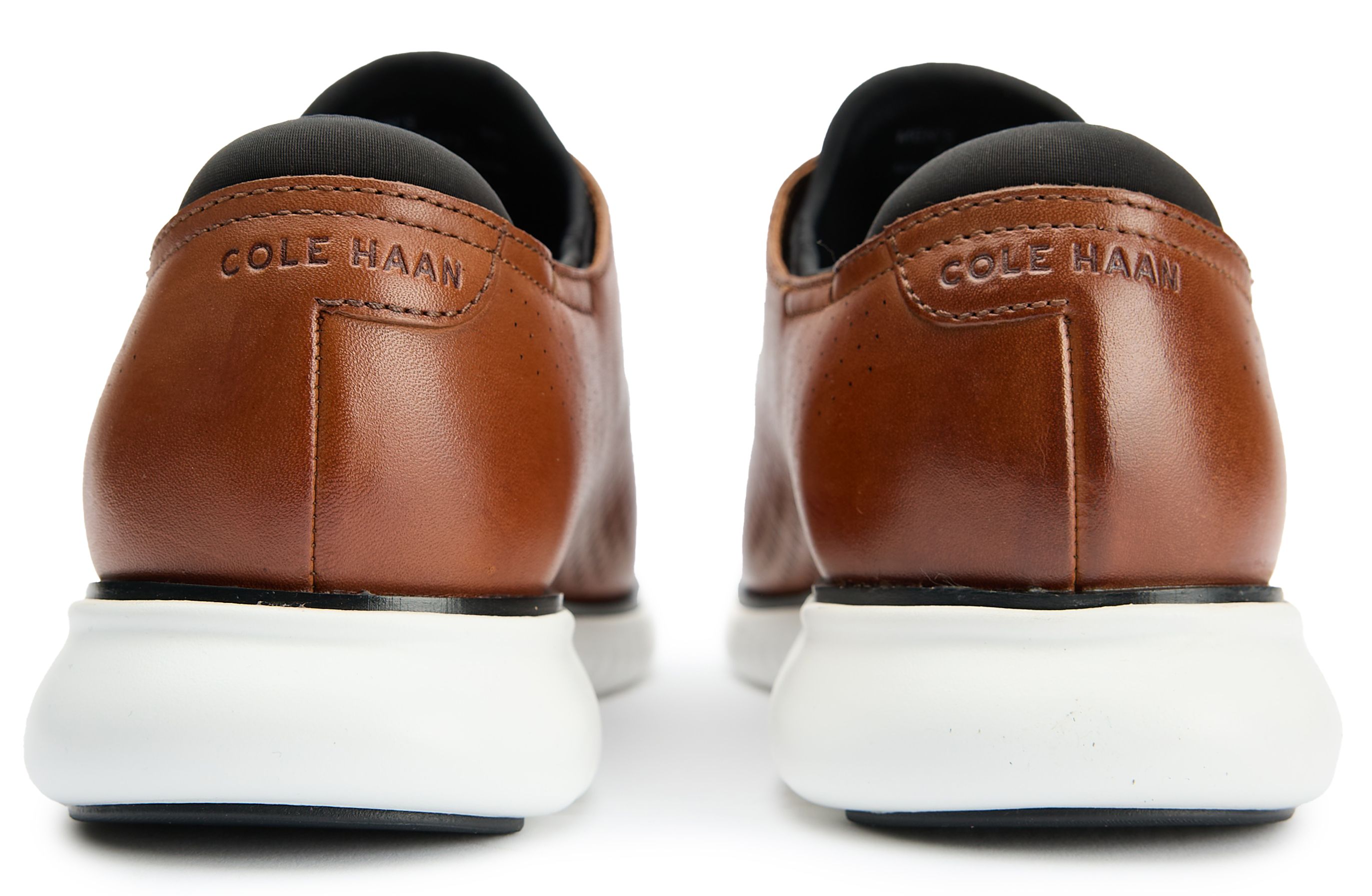 Mens Cole Haan Zerogrand Laser Wingtip Shoes In Tan | Soletrader