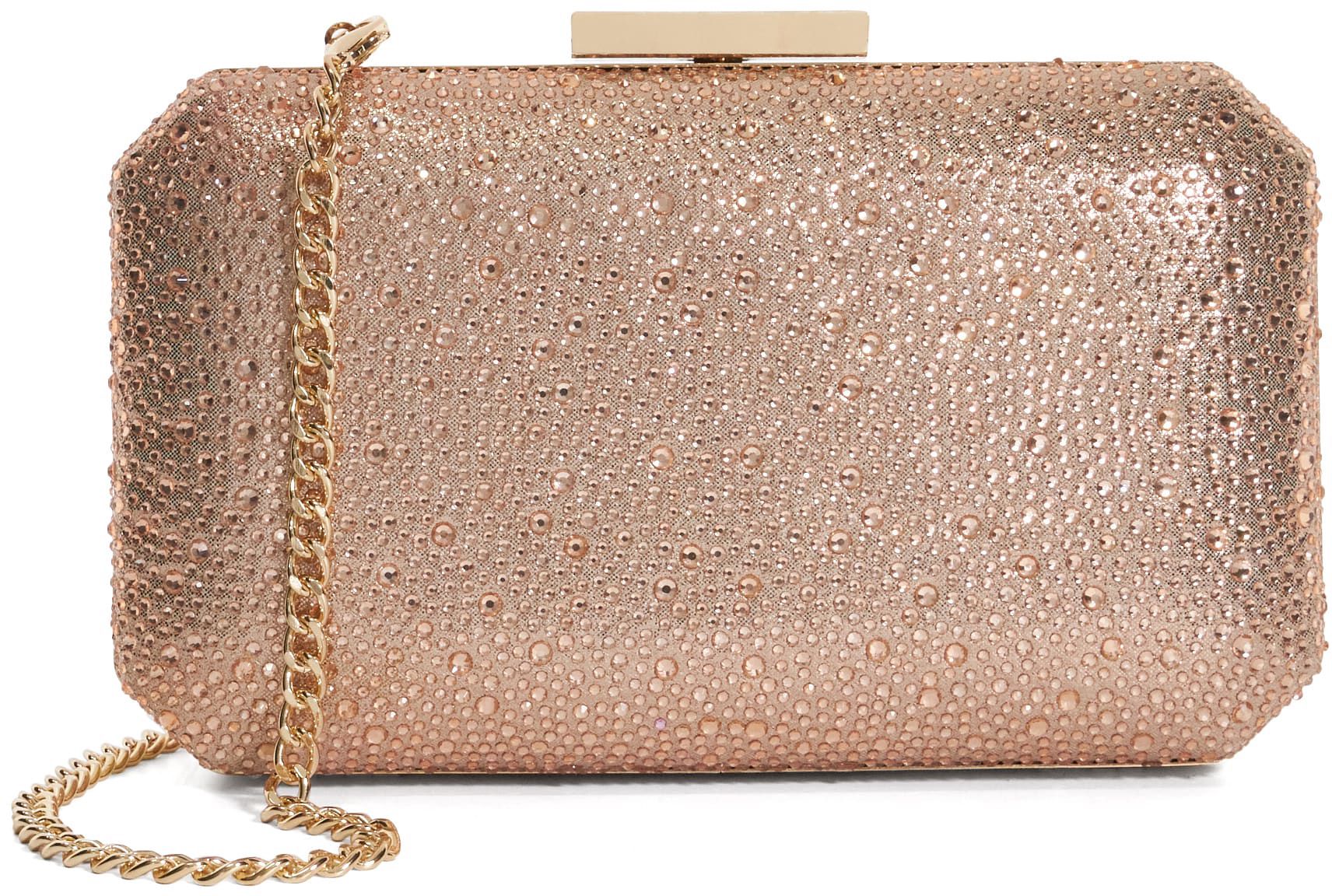 Womens Dune London Bestieo Clutch Bag In Metallic Soletrader