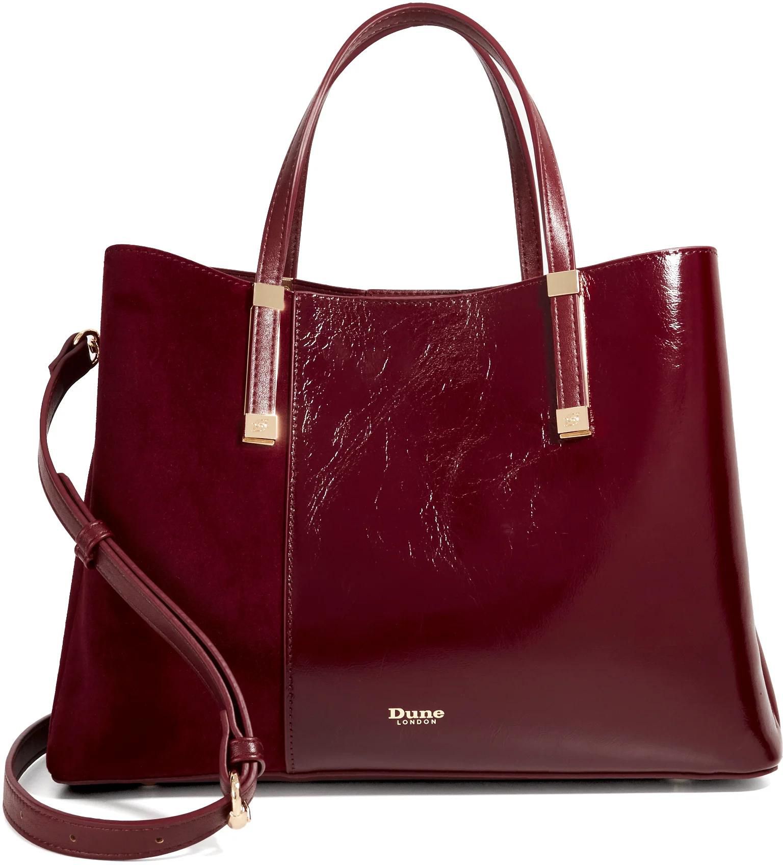 Womens Dune London Dorry Tote Bag In Red | Soletrader