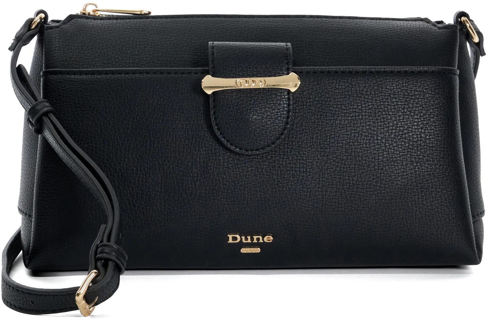 Dune London Leather Crossbody Bag Tote Shoulder store Bag Black & Gold Brand NEW!