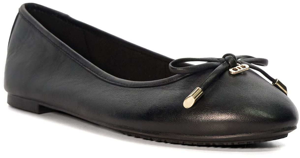 Dune black ballet pumps best sale