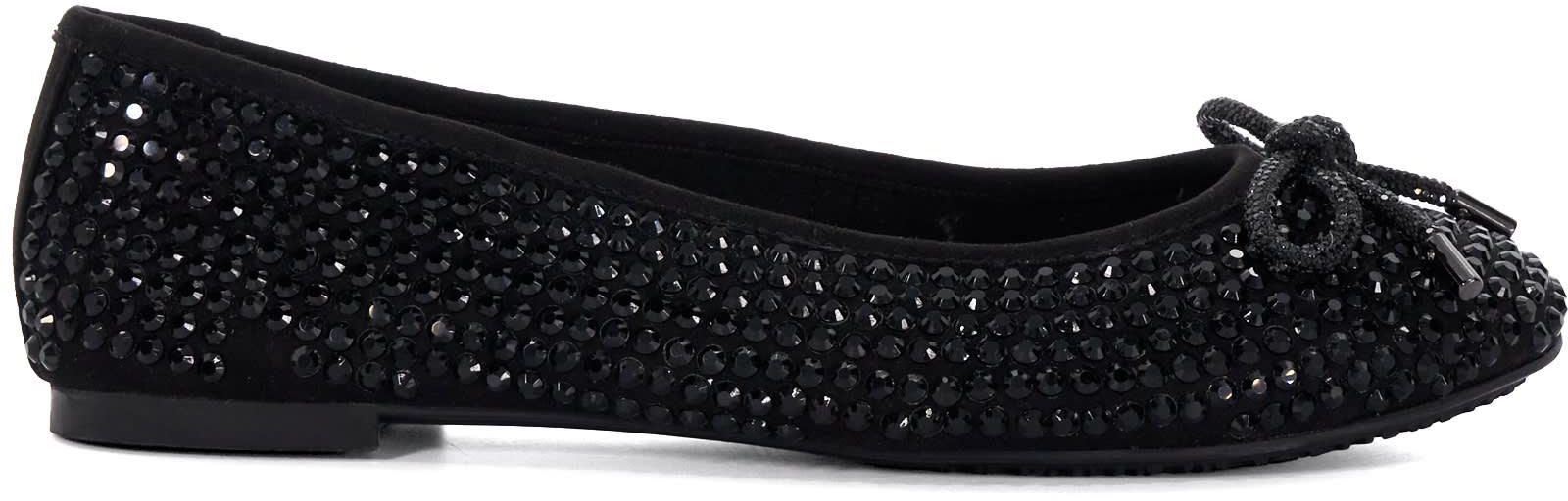 Womens Dune London Hale Ballet Pumps In Black Soletrader