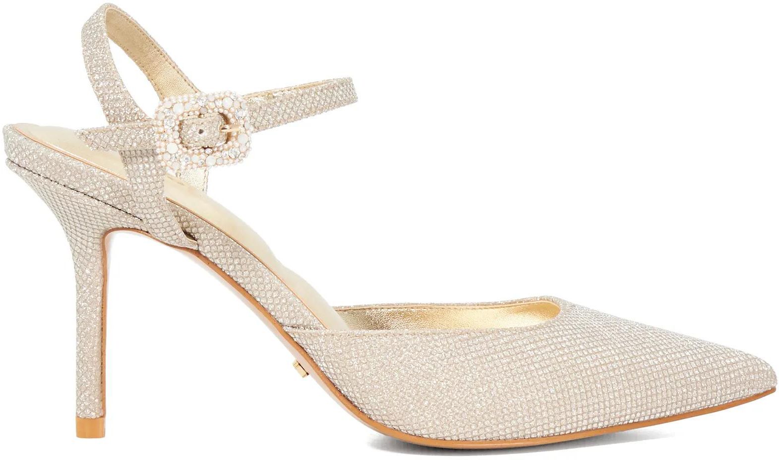 Womens Dune London Channel Court Shoes In Metallic | Soletrader