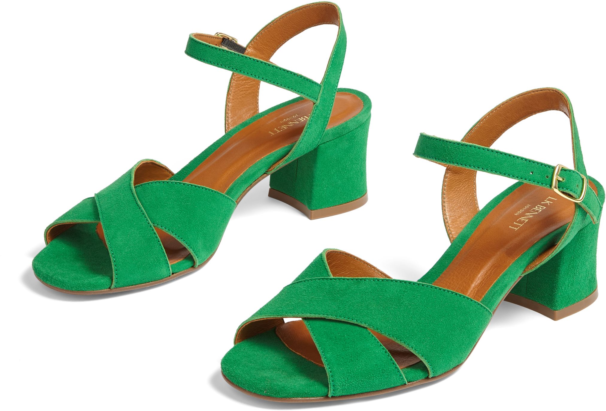 Womens LK Bennett Alba Shoes In Mint Leaf Green Soletrader