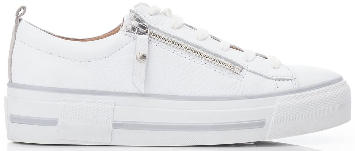 Moda in pelle fioni trainers online