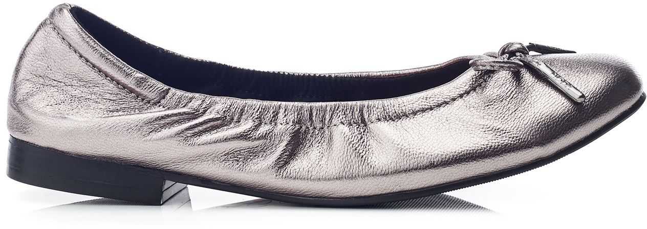 Pewter ballet flats on sale