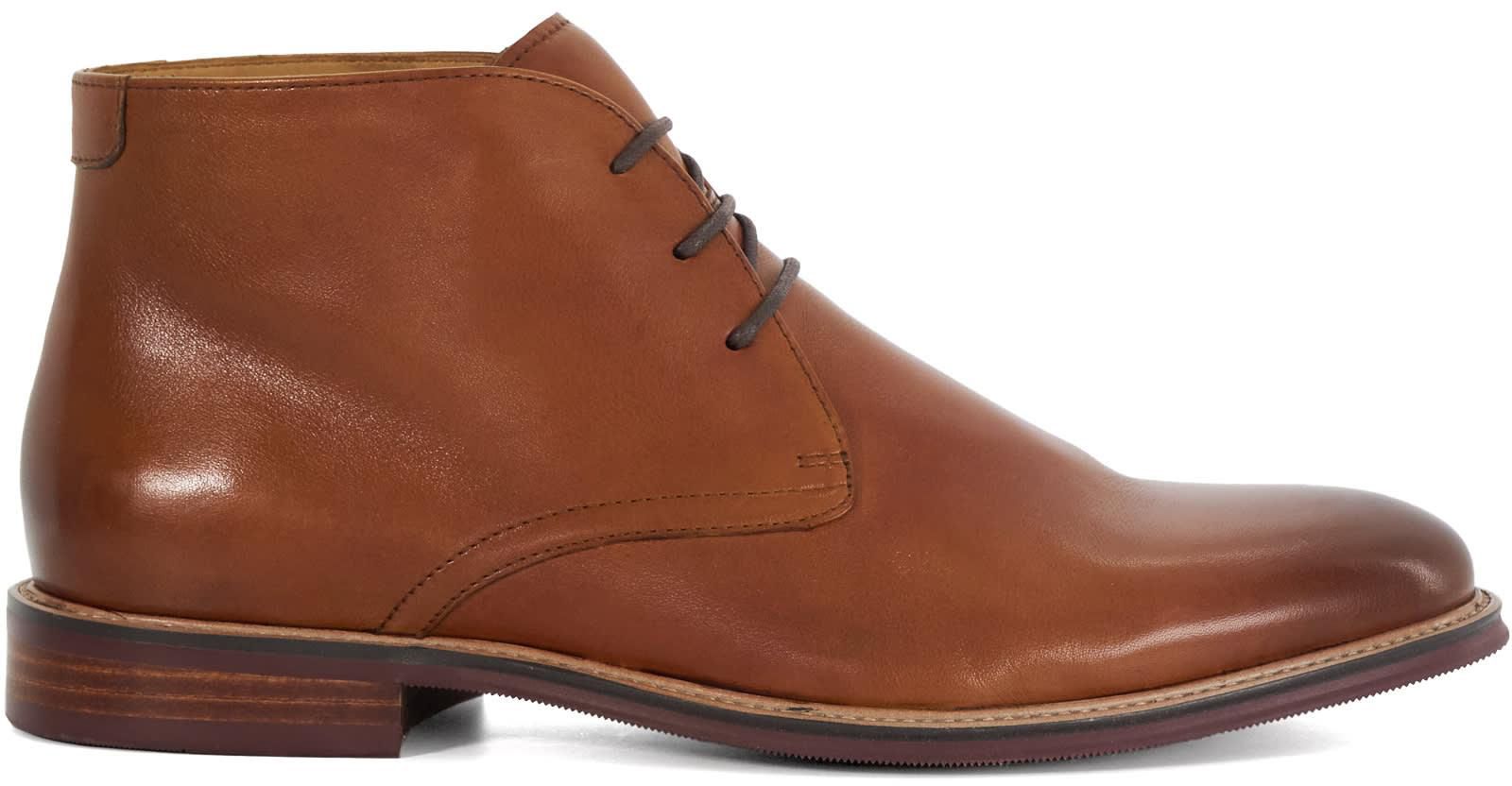 Mens Dune London Millers Chukka Boots In Brown Soletrader