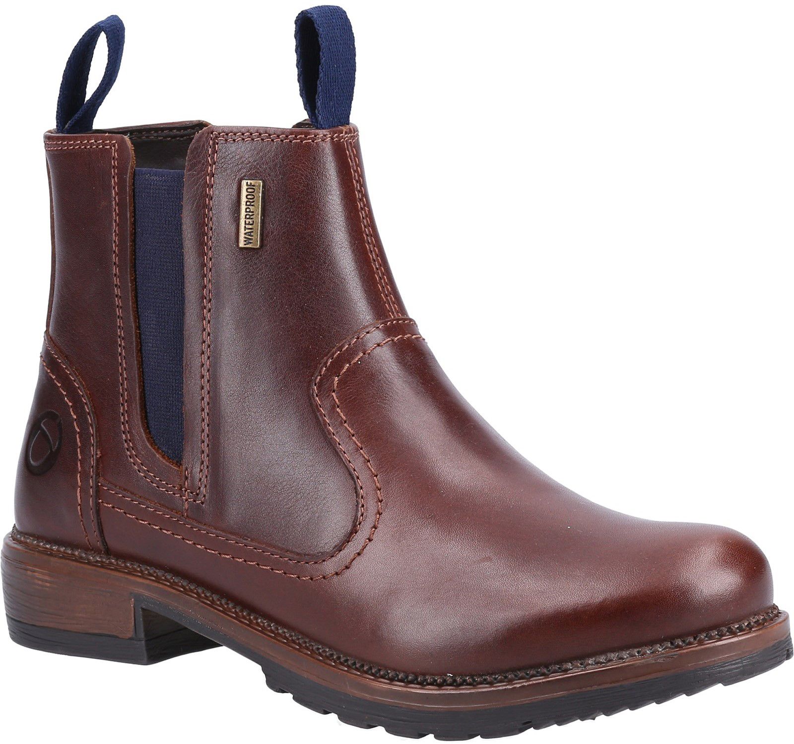 Womens Cotswold Laverton Ankle Boots In Navy Soletrader