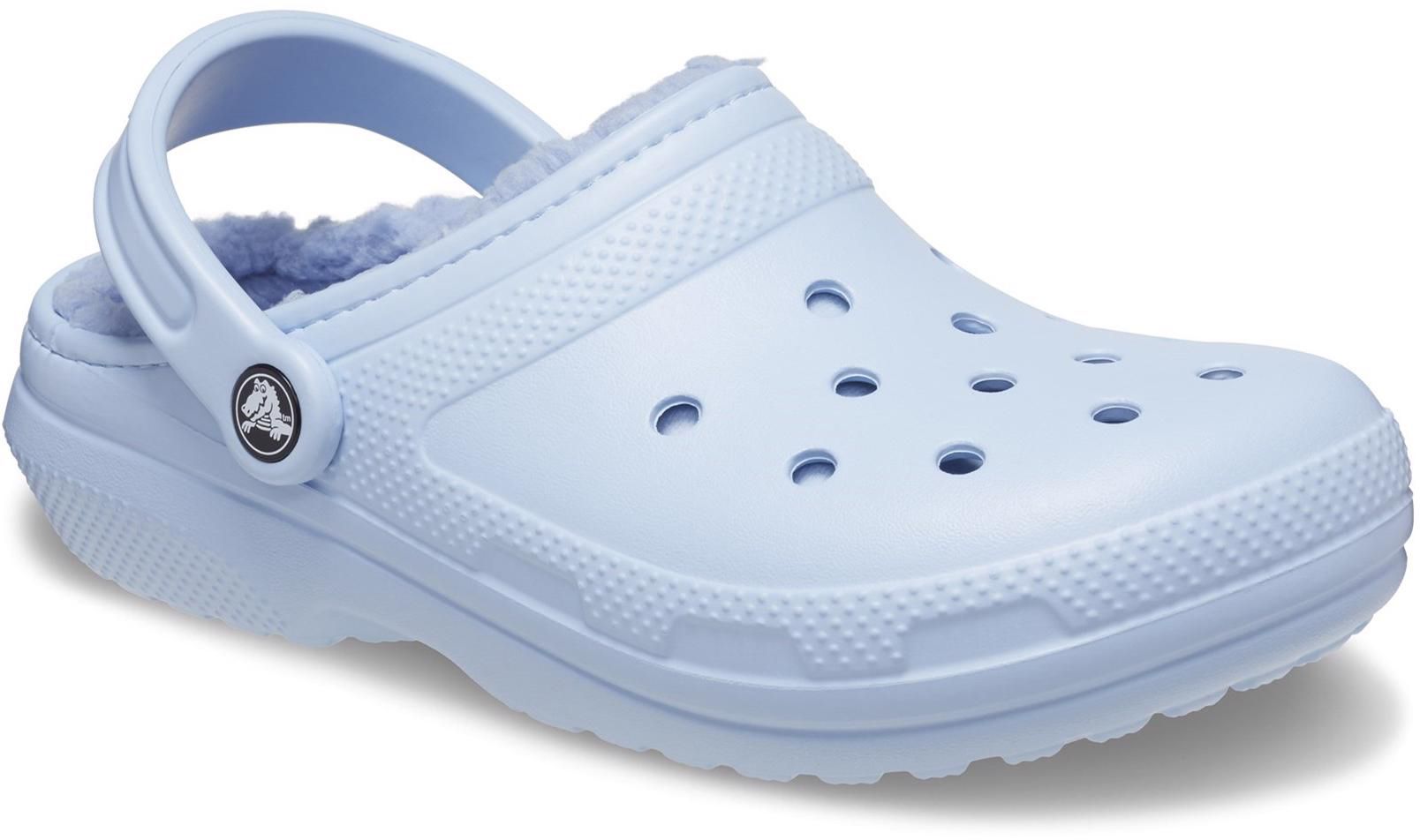 Womens Crocs Classic Lined Clog In Blue Calcite Soletrader