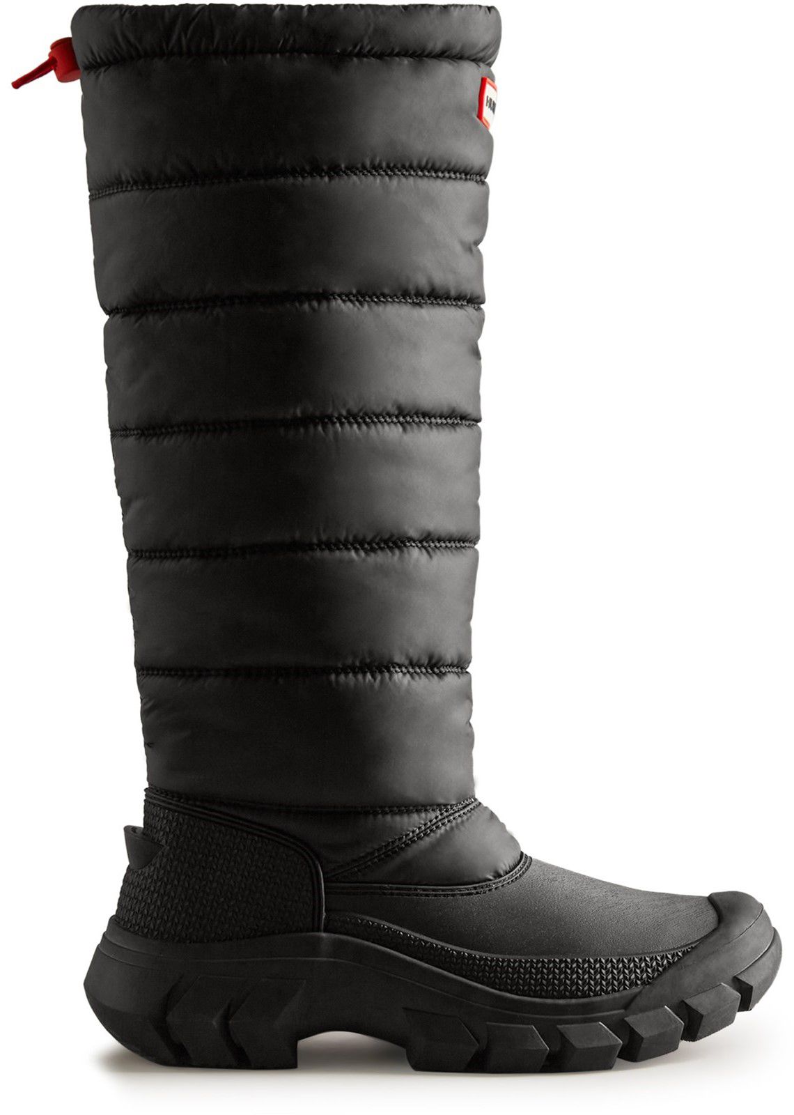 Womens Hunter Intrepid Tall Snow Boot Boots In Black | Soletrader