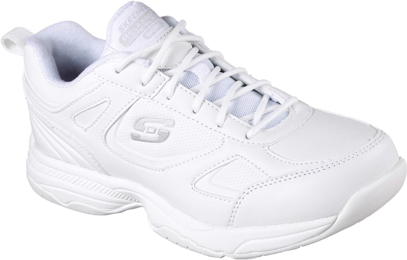 Skechers relaxed fit memory foam slip resistant on sale