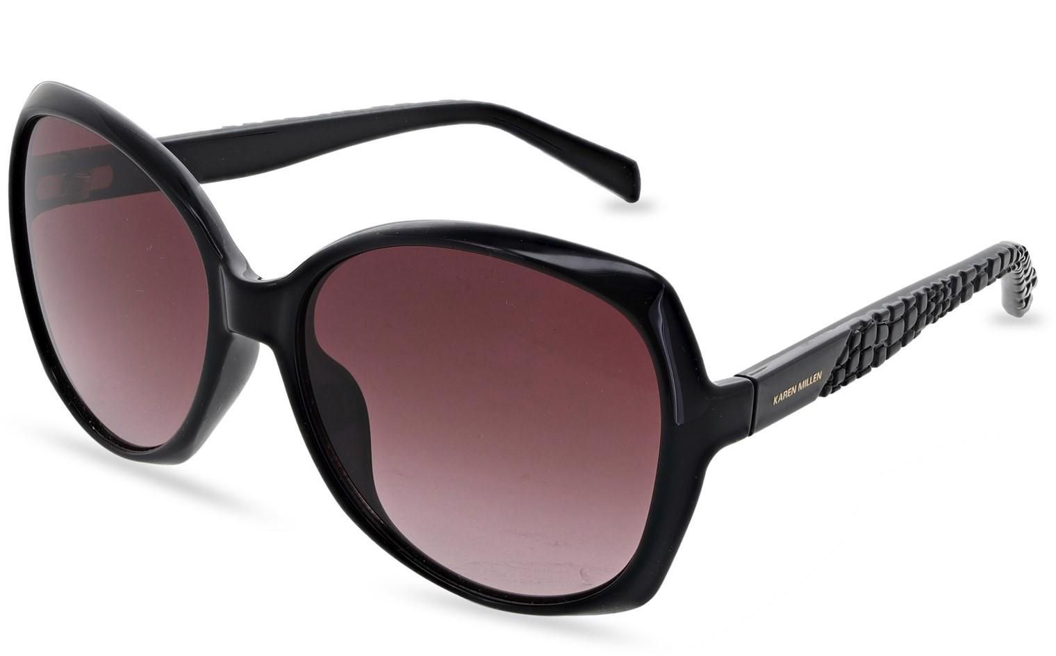 Womens Karen Millen Km5055 Sunglasses In Black | Soletrader