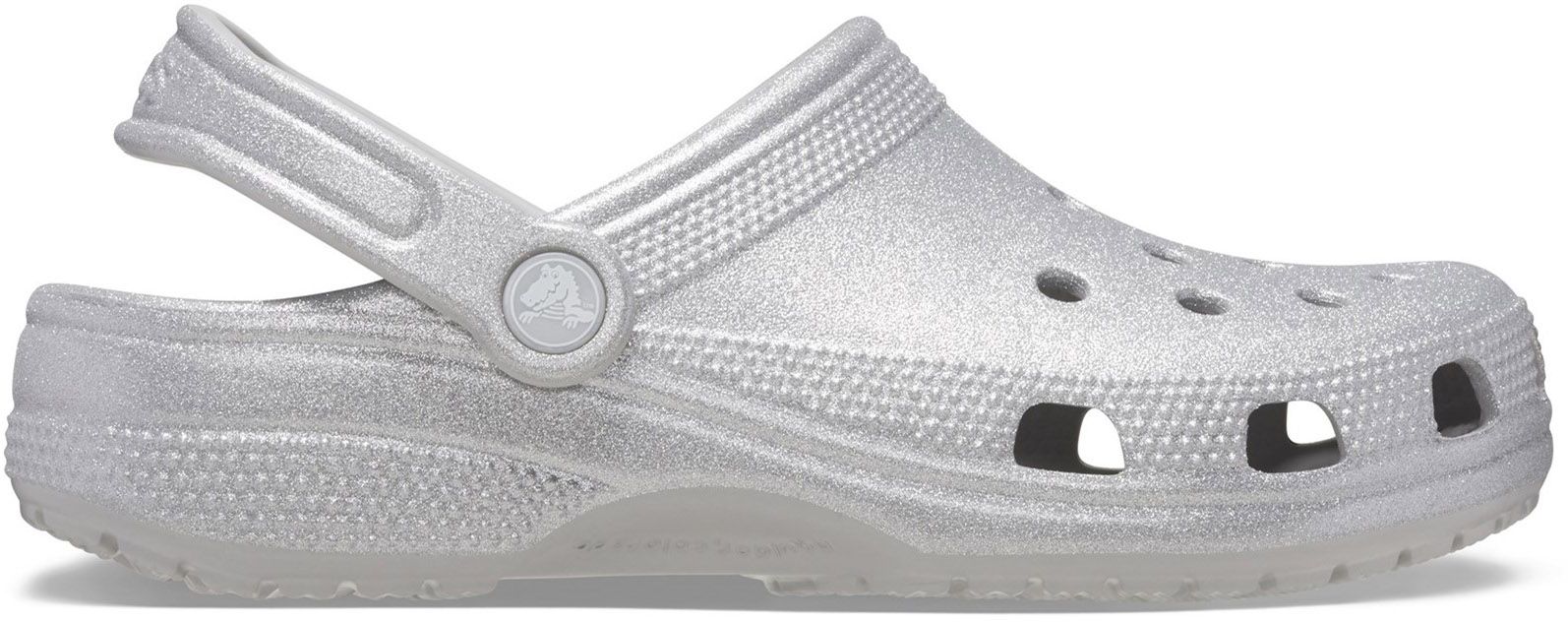 Womens Crocs Classic Glitter Clog In Atmosphere Soletrader