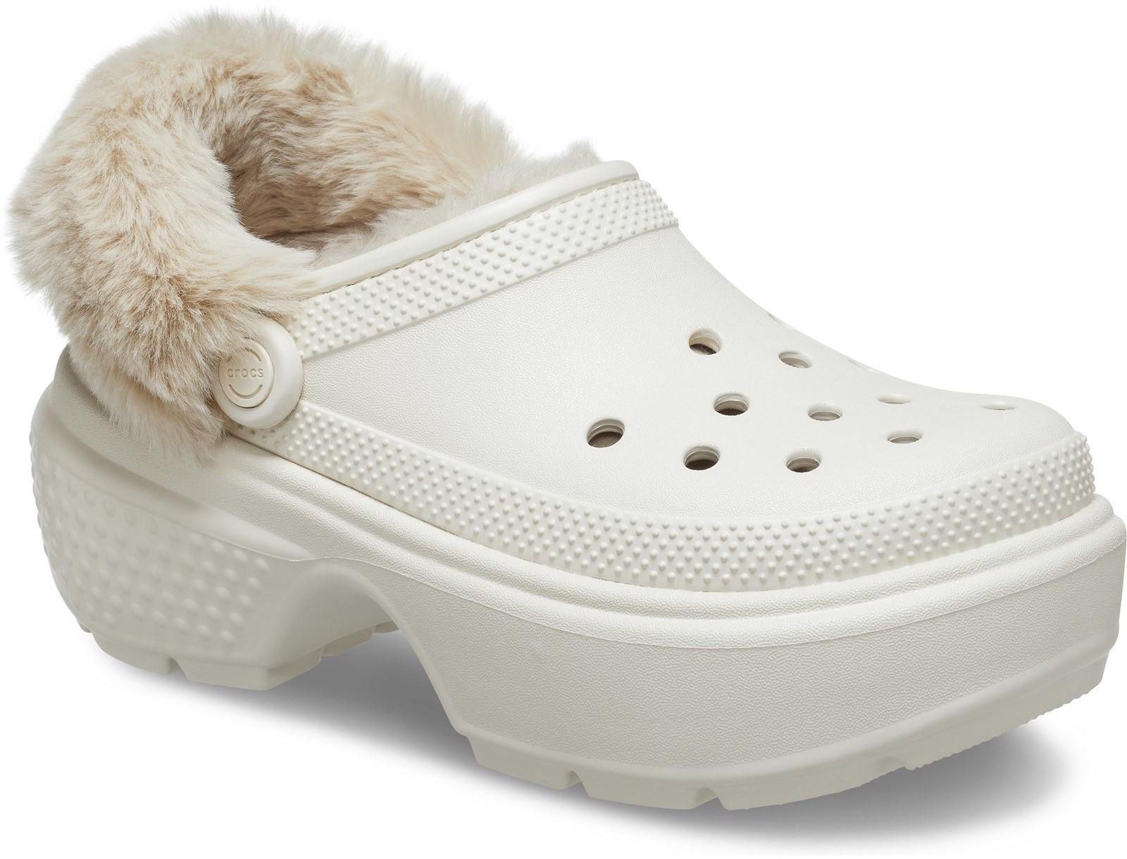 Crocs with fur womens best sale