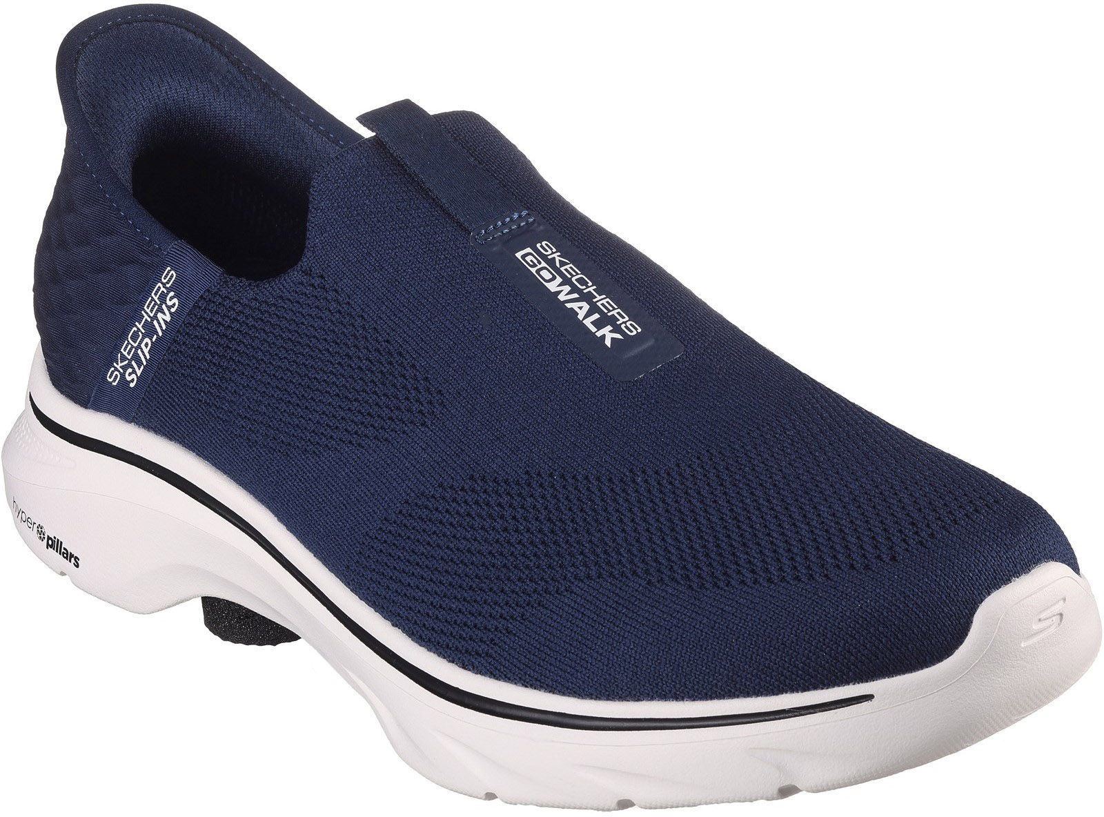 Mens Skechers Slip Ins Go Walk 7 Easy On 2 Shoes In Navy Soletrader