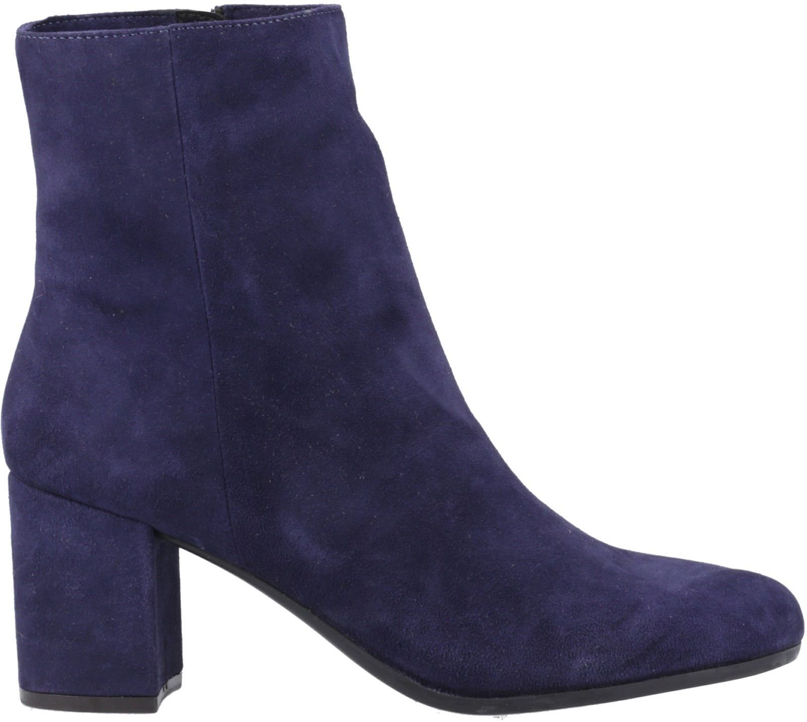 Womens Hush Puppies Octavia Ankle Boots In Navy Soletrader