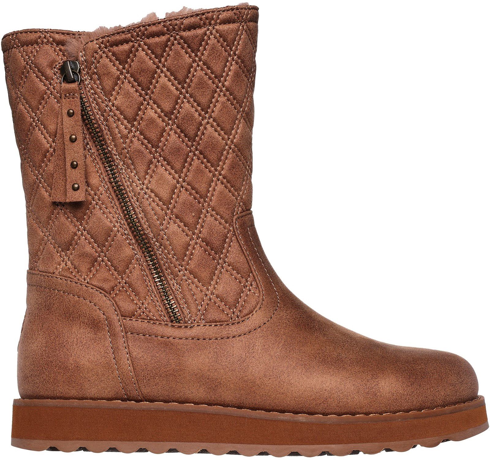 Skechers womens leather ankle boots online