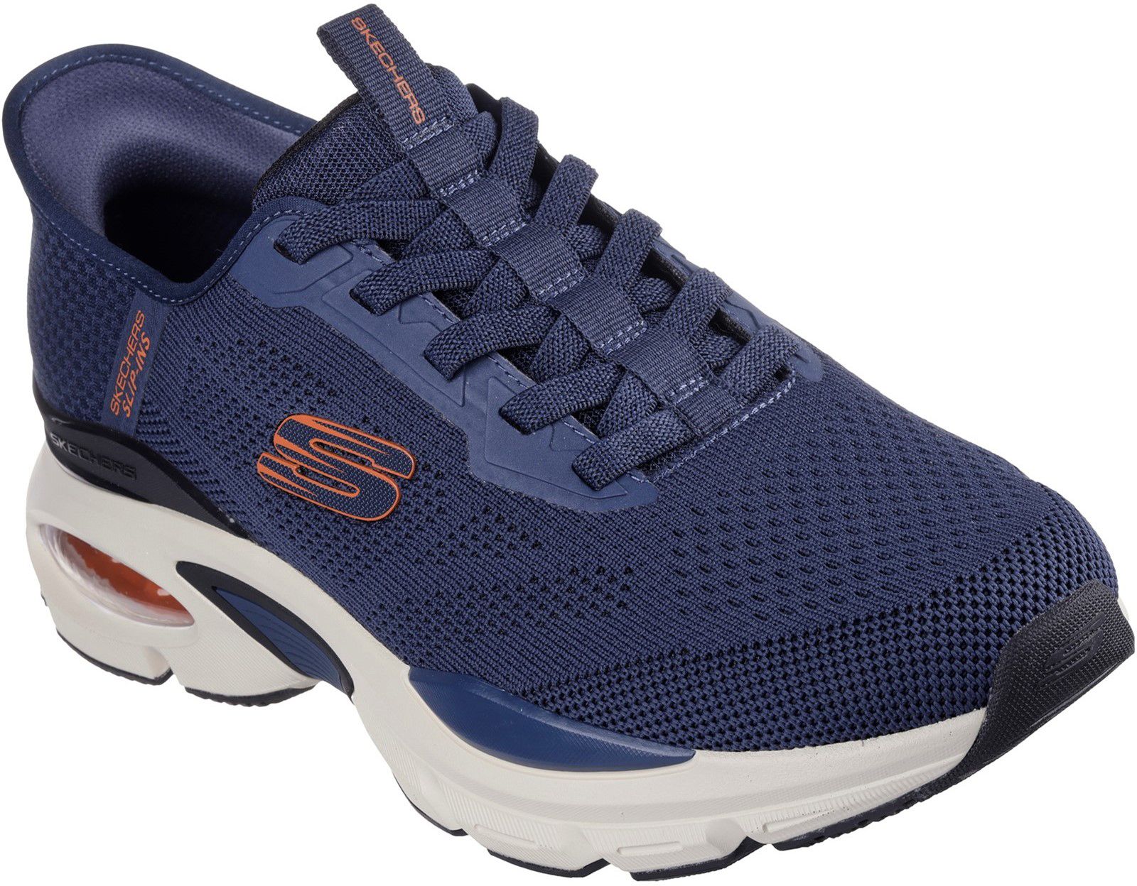 Skechers men's stretch knit shoes online