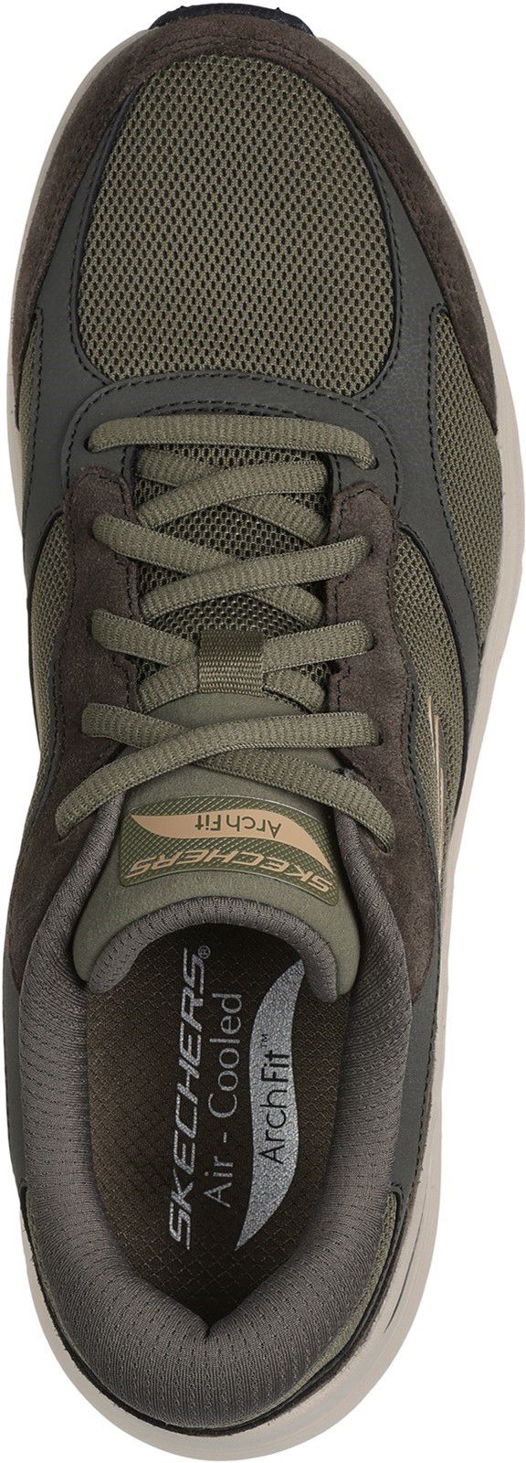 Mens Skechers Arch Fit 2.0 The Keep Shoes In Olive Soletrader