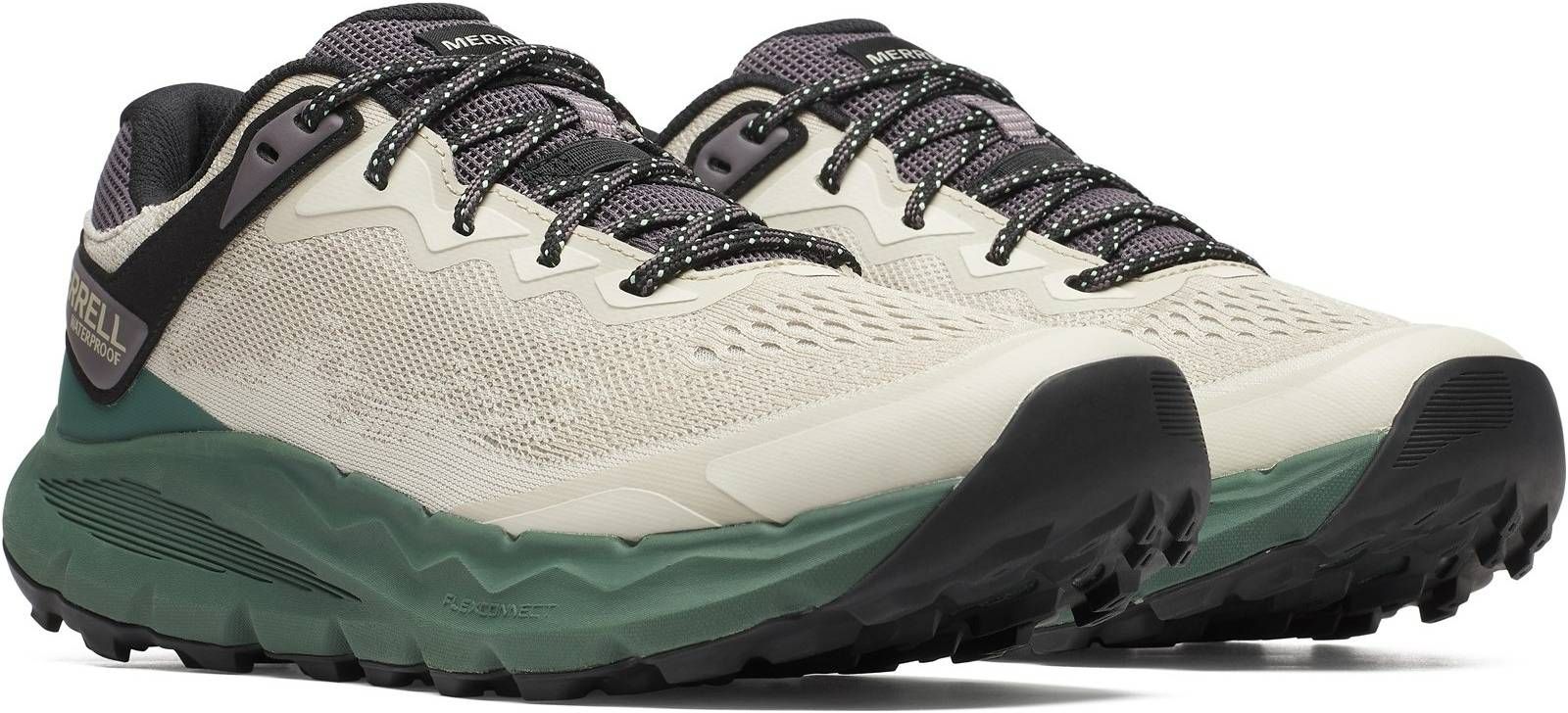 Mens Merrell Nova 4 Hiking Shoes In Greige | Soletrader