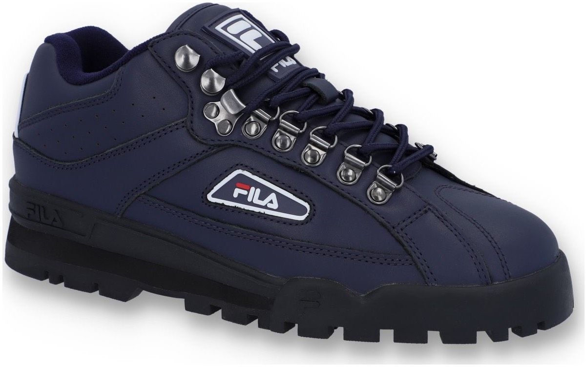 Mens Womens Fila Trailblazer Trainers In Fila Navy