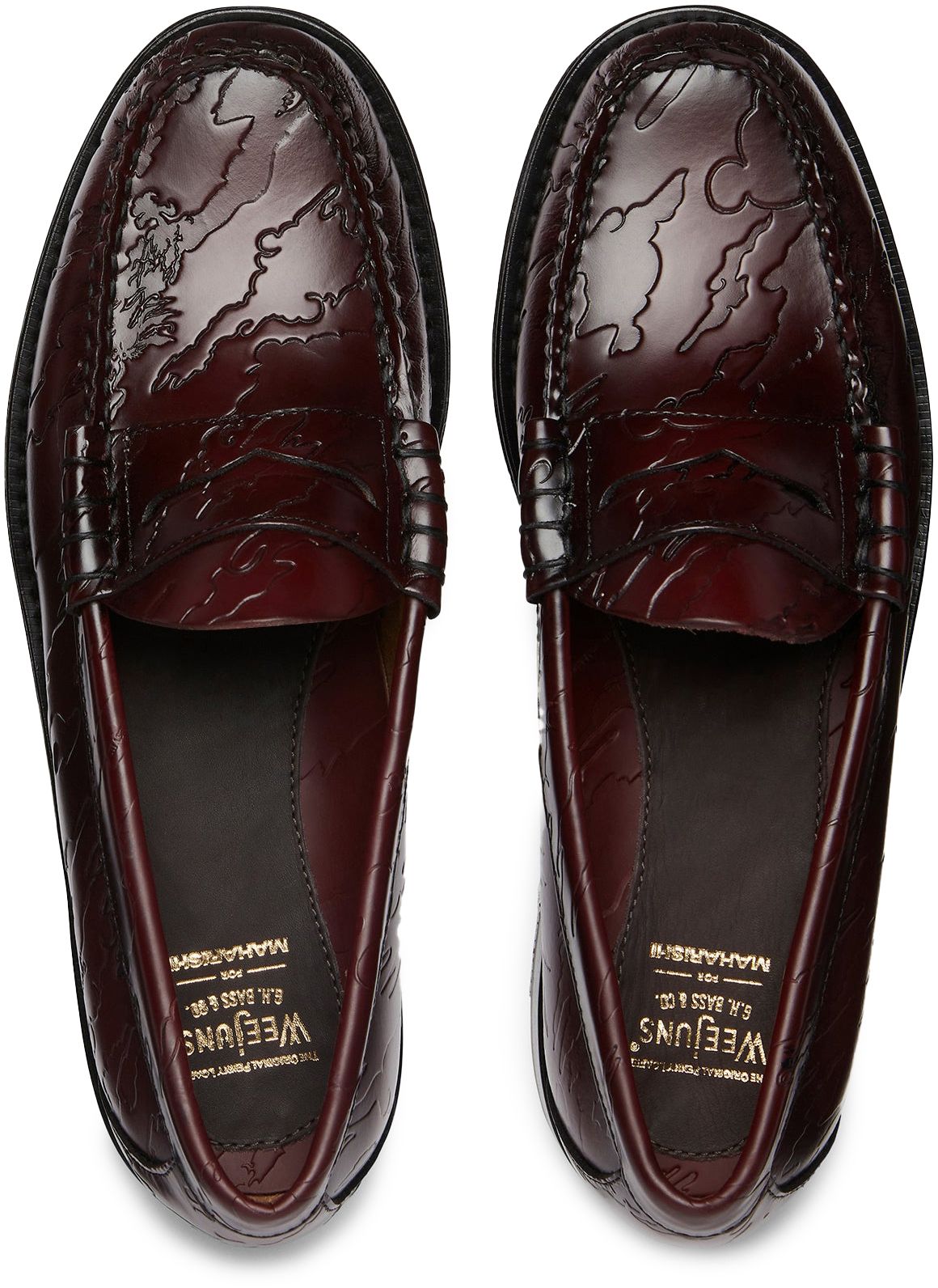 G.H BASS × MAHARISHI ローファー G.H.BASS LARSON MAHARISHI GHBASS】MAHARISHI HERITAGE LARSON PENNY