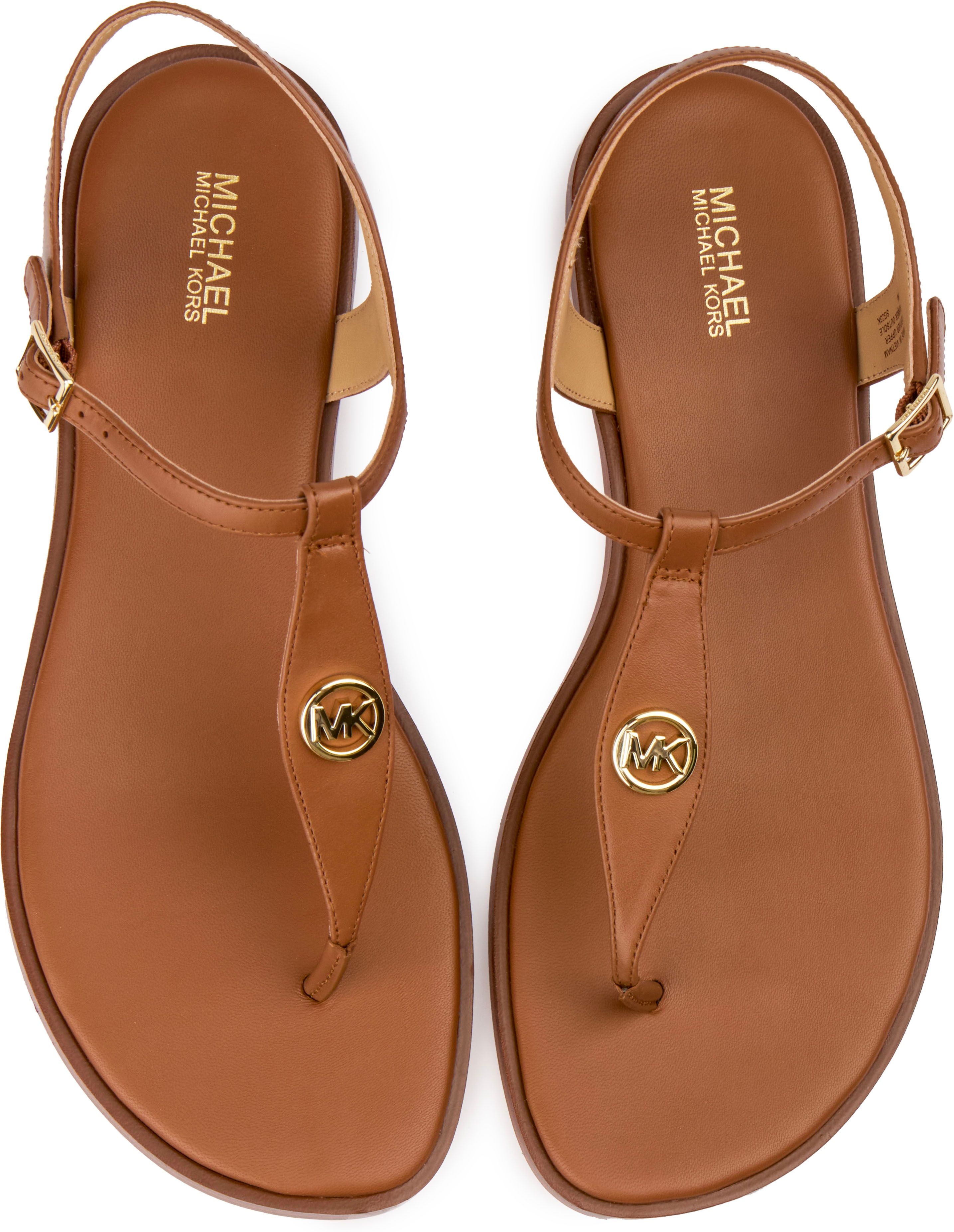 Womens Michael Kors Mallory Sandals In Tan Soletrader