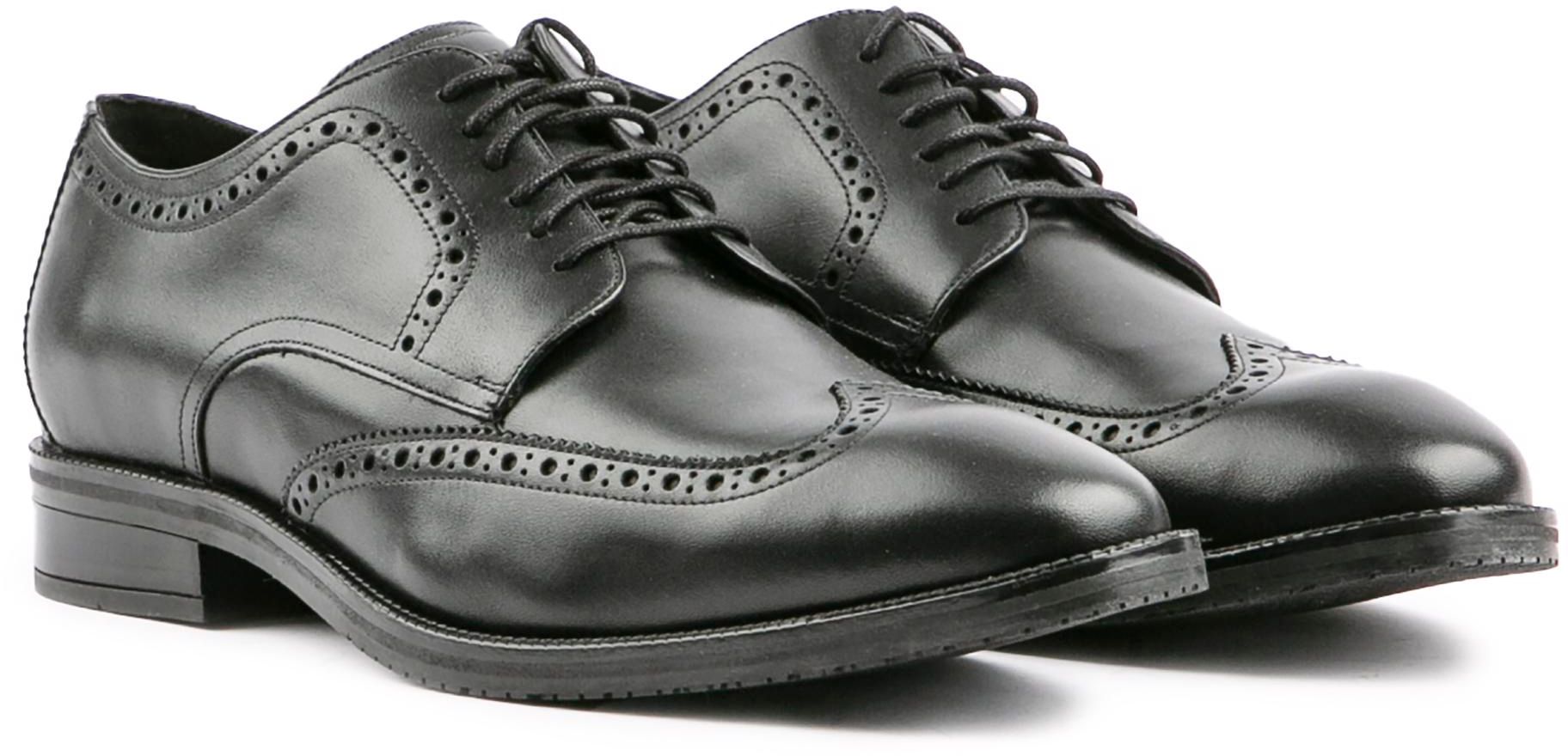 Mens Cole Haan Modern Essentials Wingtip Shoes In Black Soletrader