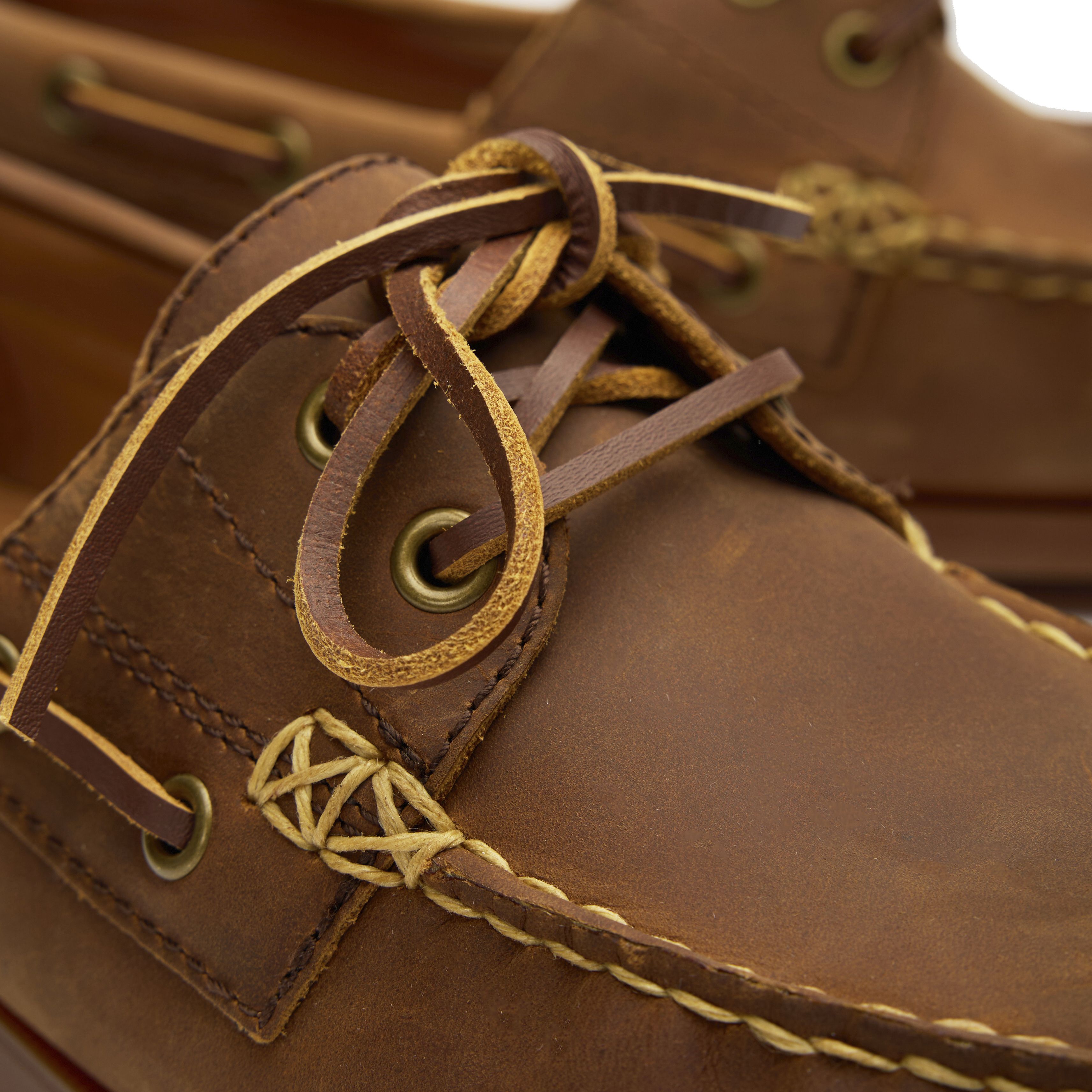 Roland Men\'s Tan Leather Boat Shoes Gold Cup™ Authentic Original™ Orleans Leather Boat Shoe  main image 2