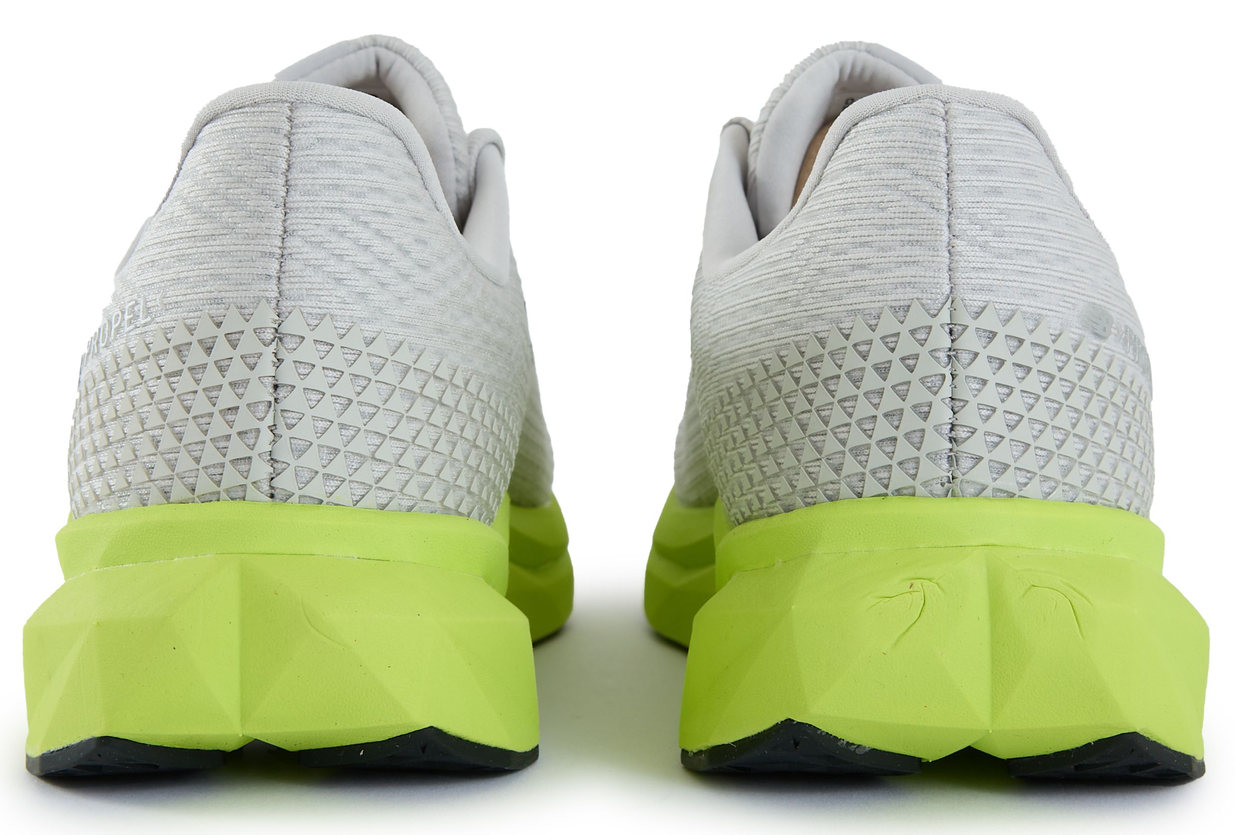 Mens New Balance Fuelcell Propel V5 Sneakers In Grey/Lime | Soletrader