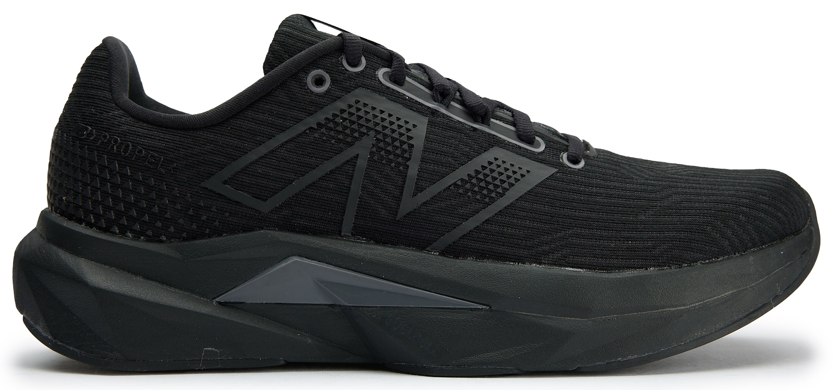 Mens New Balance Fuelcell Propel V5 Sneakers In Black/Black