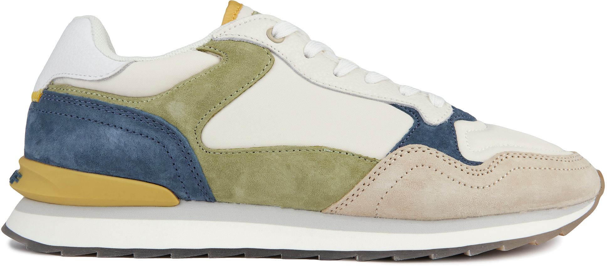 Mens Hoff Monte Carlo Trainers In Green Blue Sand | Soletrader