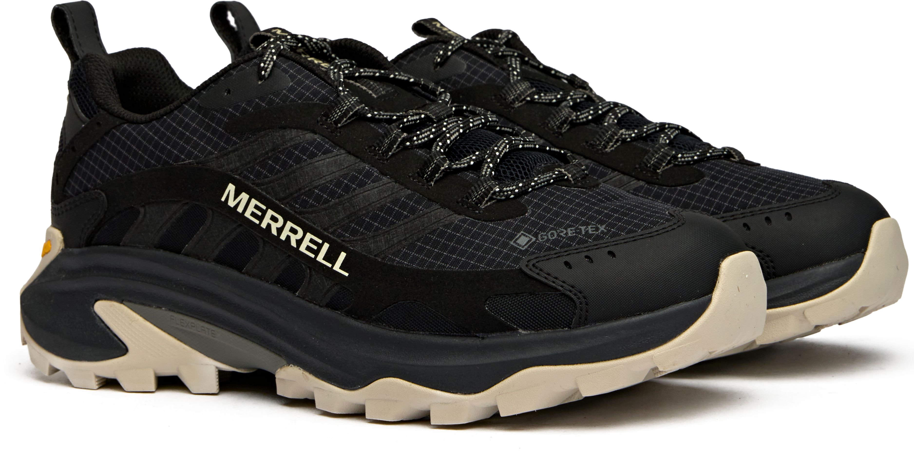 Mens Merrell Moab Speed 2 GTX Sneakers In Black | Soletrader