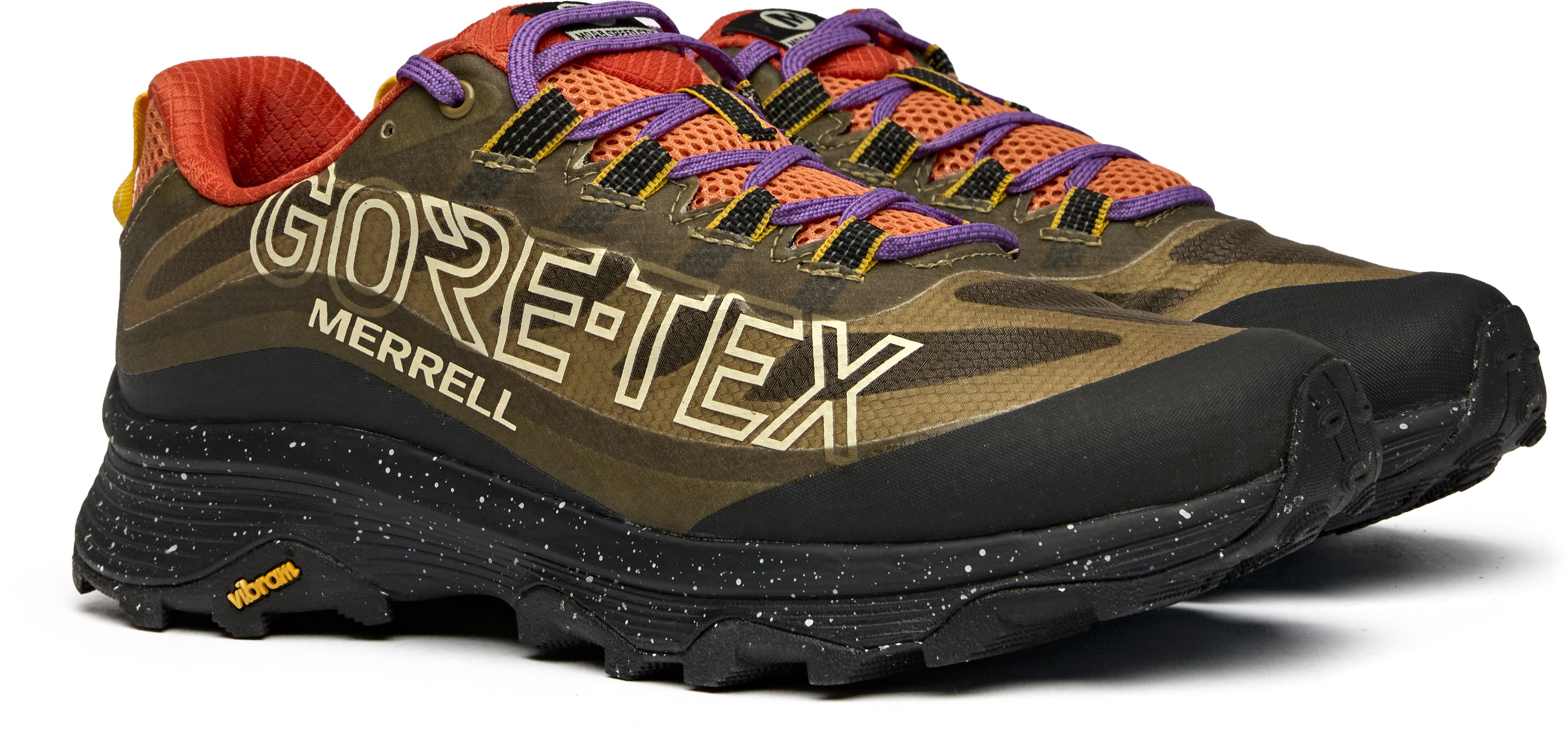 Merrell Athletic Shoes Brown and Black with Vibram Sole NWT Mens Merrell Ontario Speed Sneakers In Brown | Soletrader main image 4