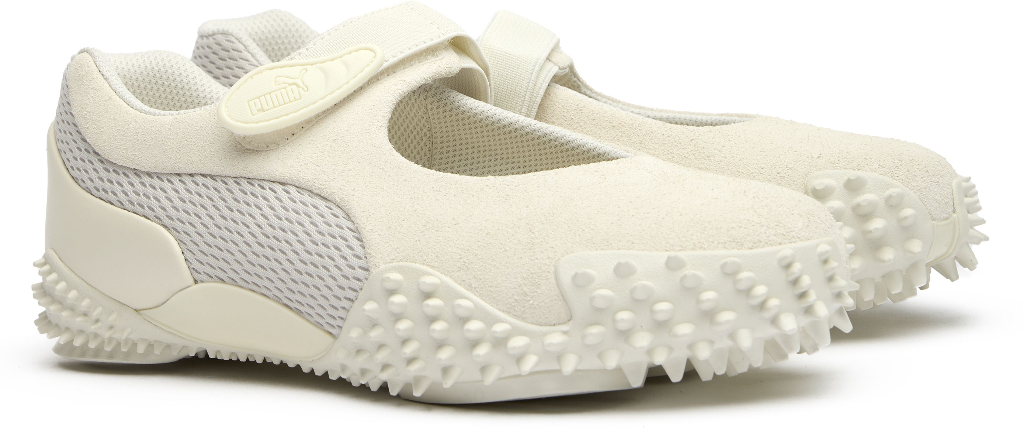 Womens Puma Mostro Fey Premium Sneakers In White | Soletrader