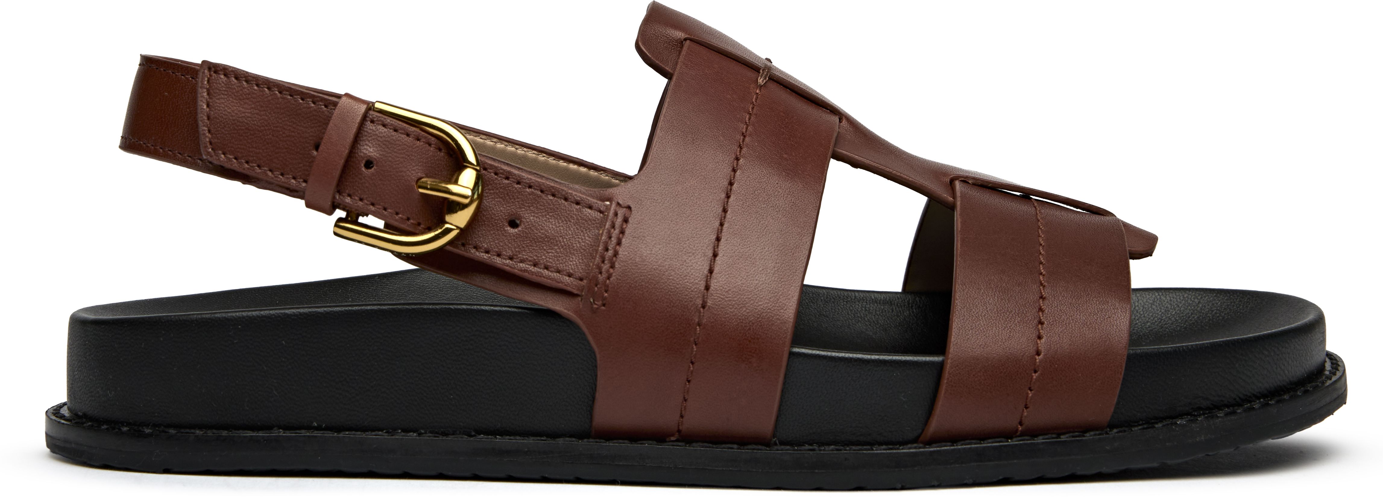 Cole Haan Men\'s Brown Leather Fisherman Sandals 11.5 Mens Cole Haan Bragano Collection Woven | Mercari main image 3