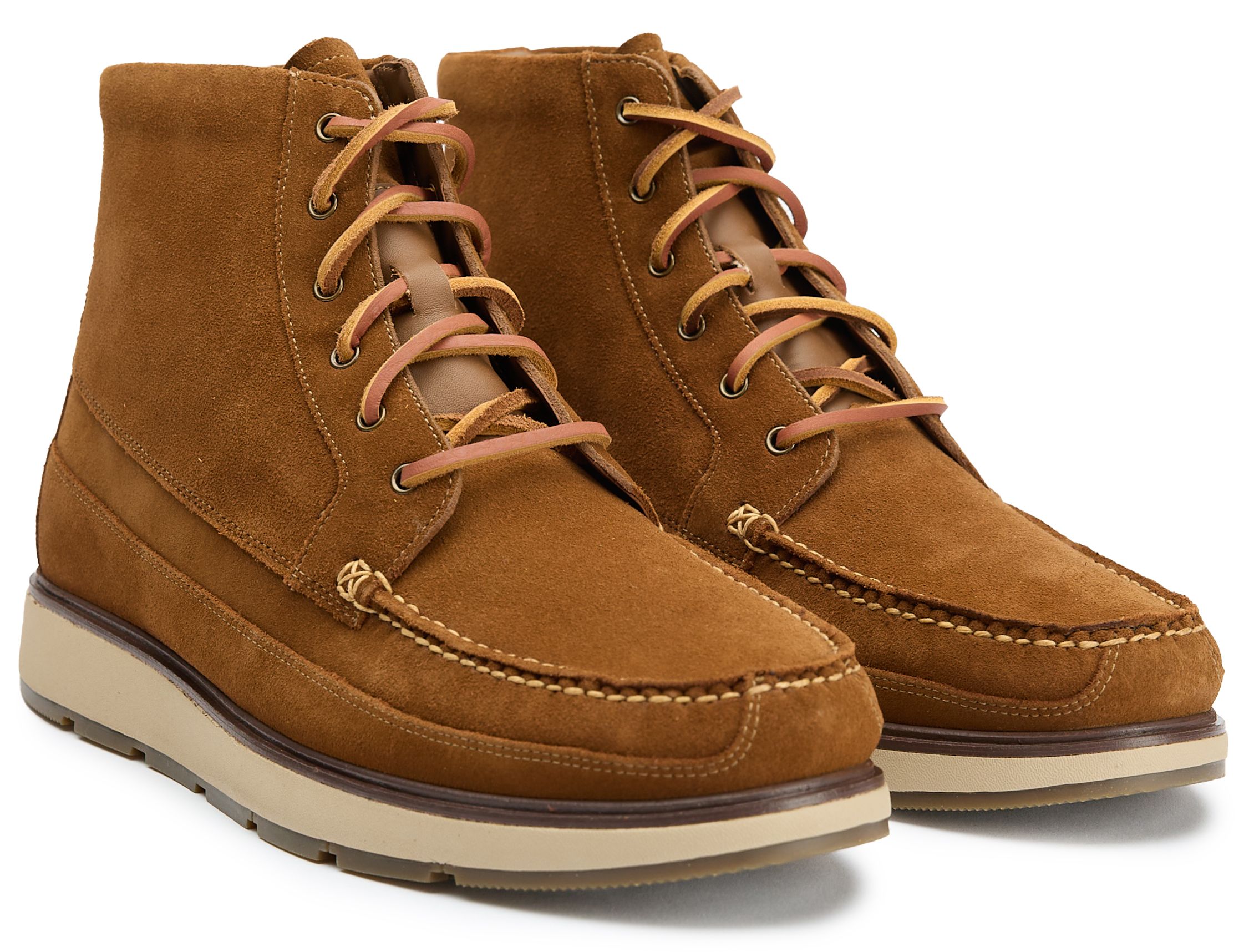 Mens Cole Haan Muir Waterproof Boots In Spiced Brown 