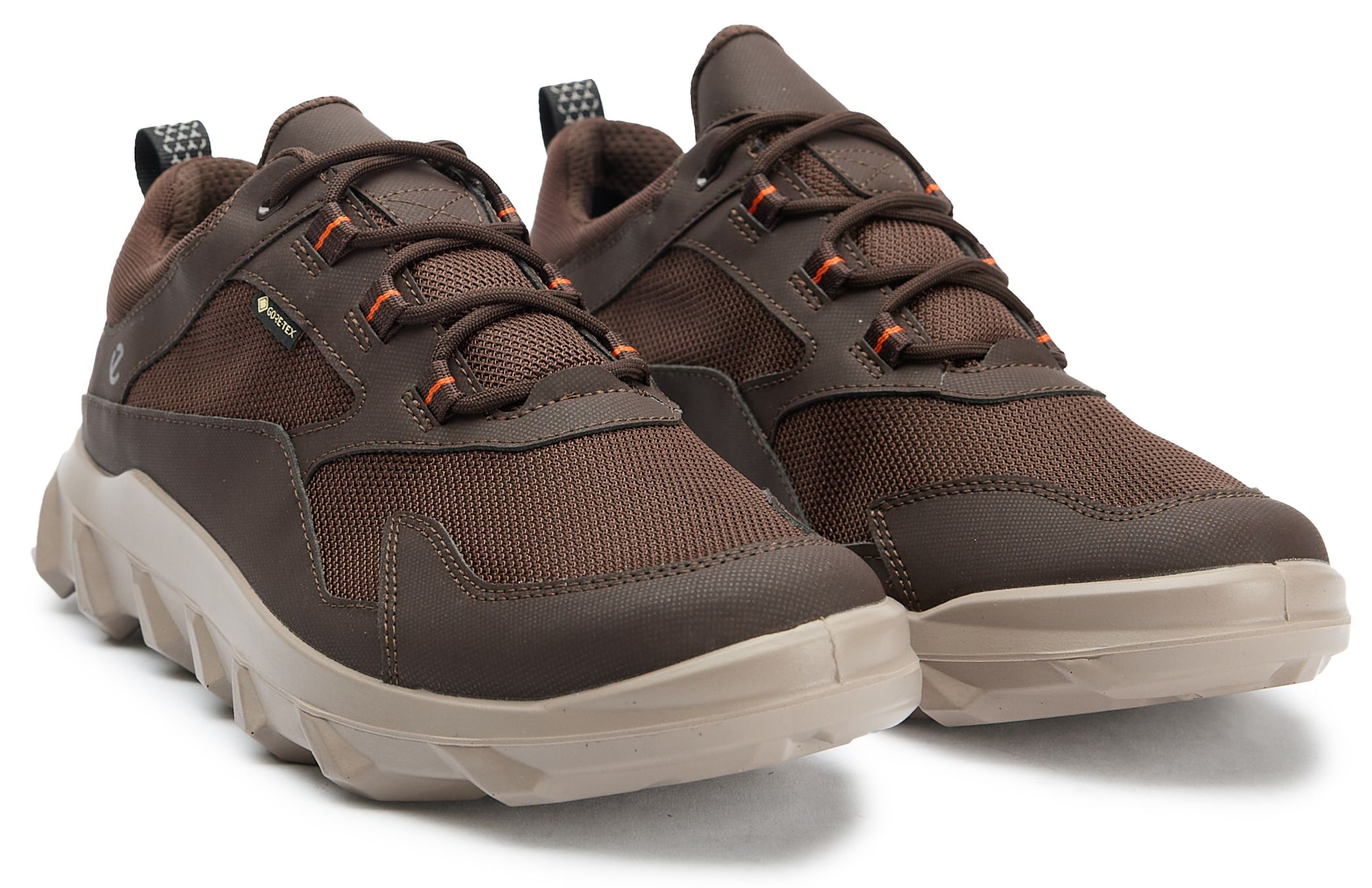 Mens Ecco Mx Sneakers In Brown | Soletrader