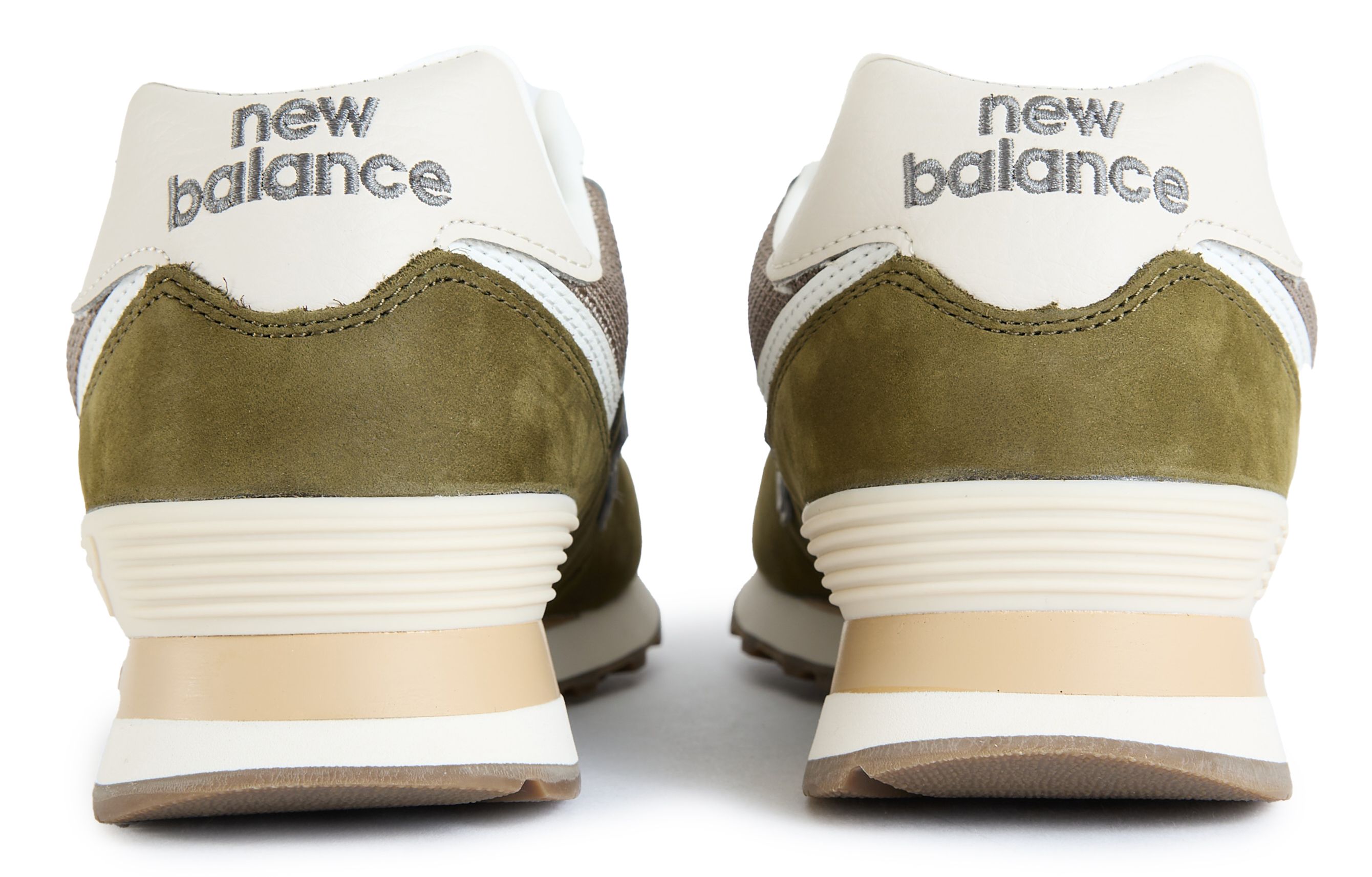 Mens New Balance 574 Sneakers In Olive Green | Soletrader