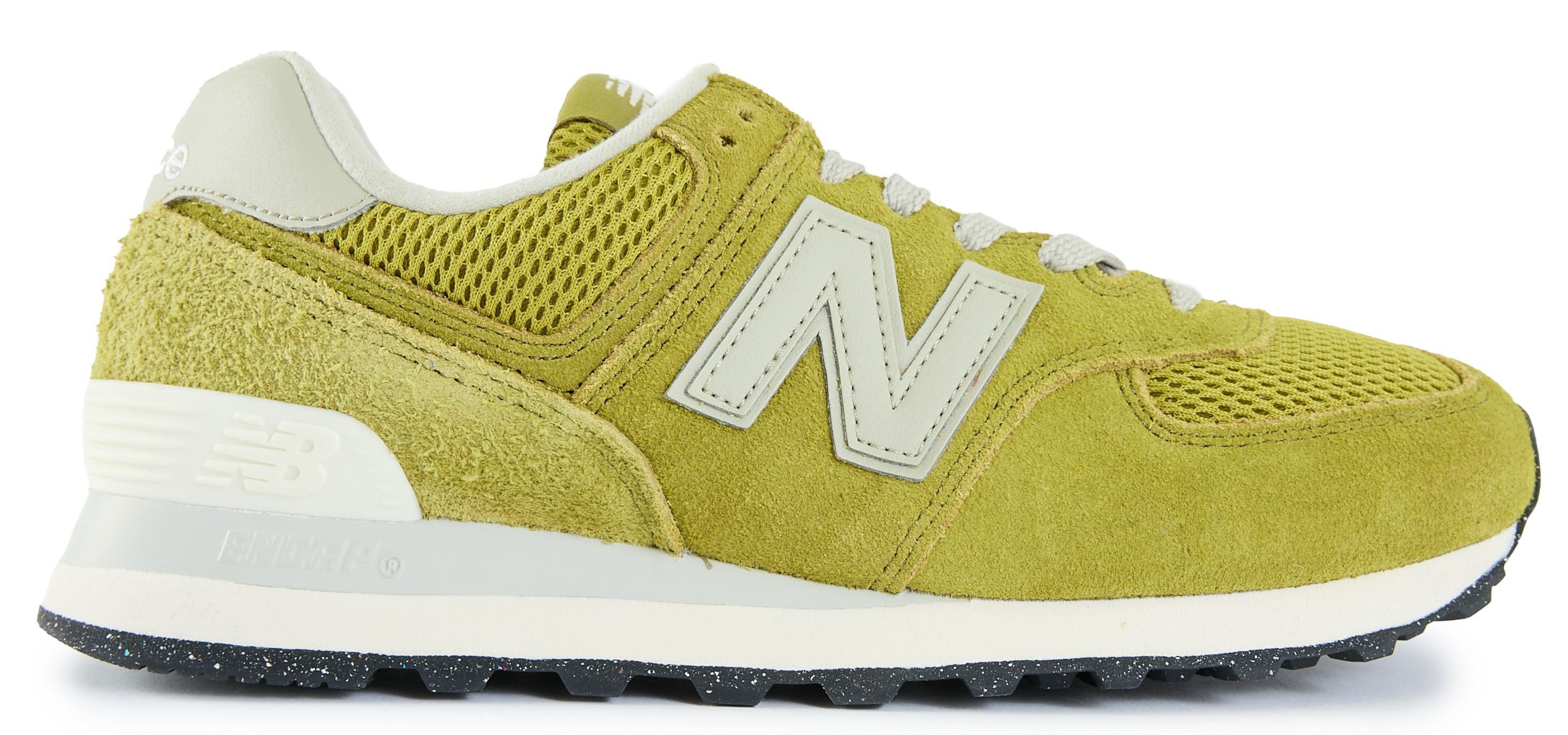 Womens New Balance 574 Sneakers In Yellow | Soletrader